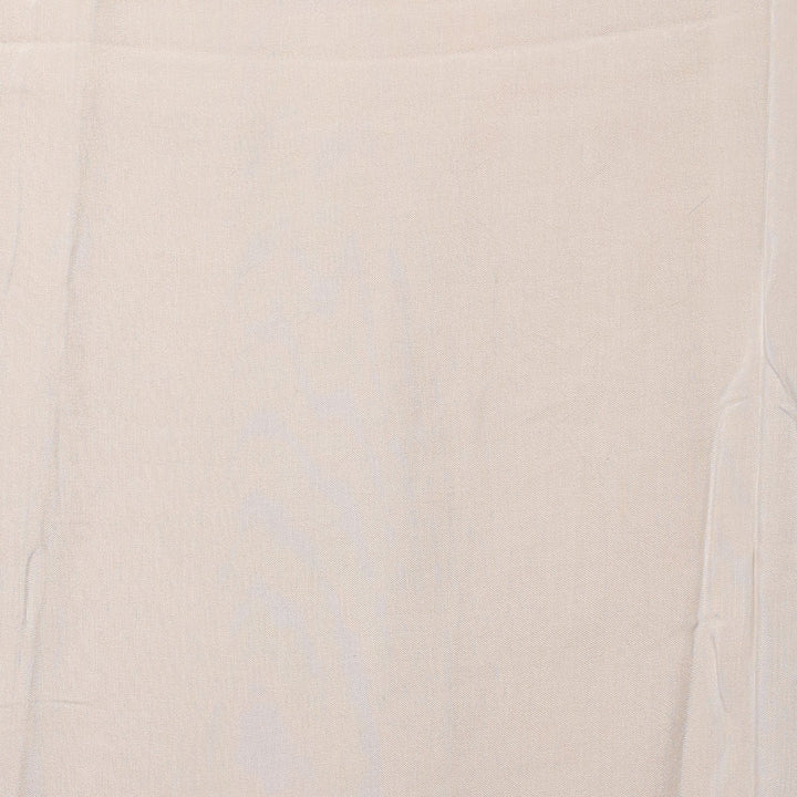 Silk Unstitched Suit with Dori, Gota Patti and Pearl work