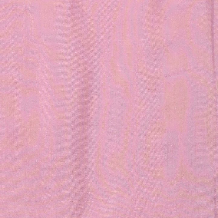 Silk Unstitched Suit with Aari and Gota Patti work