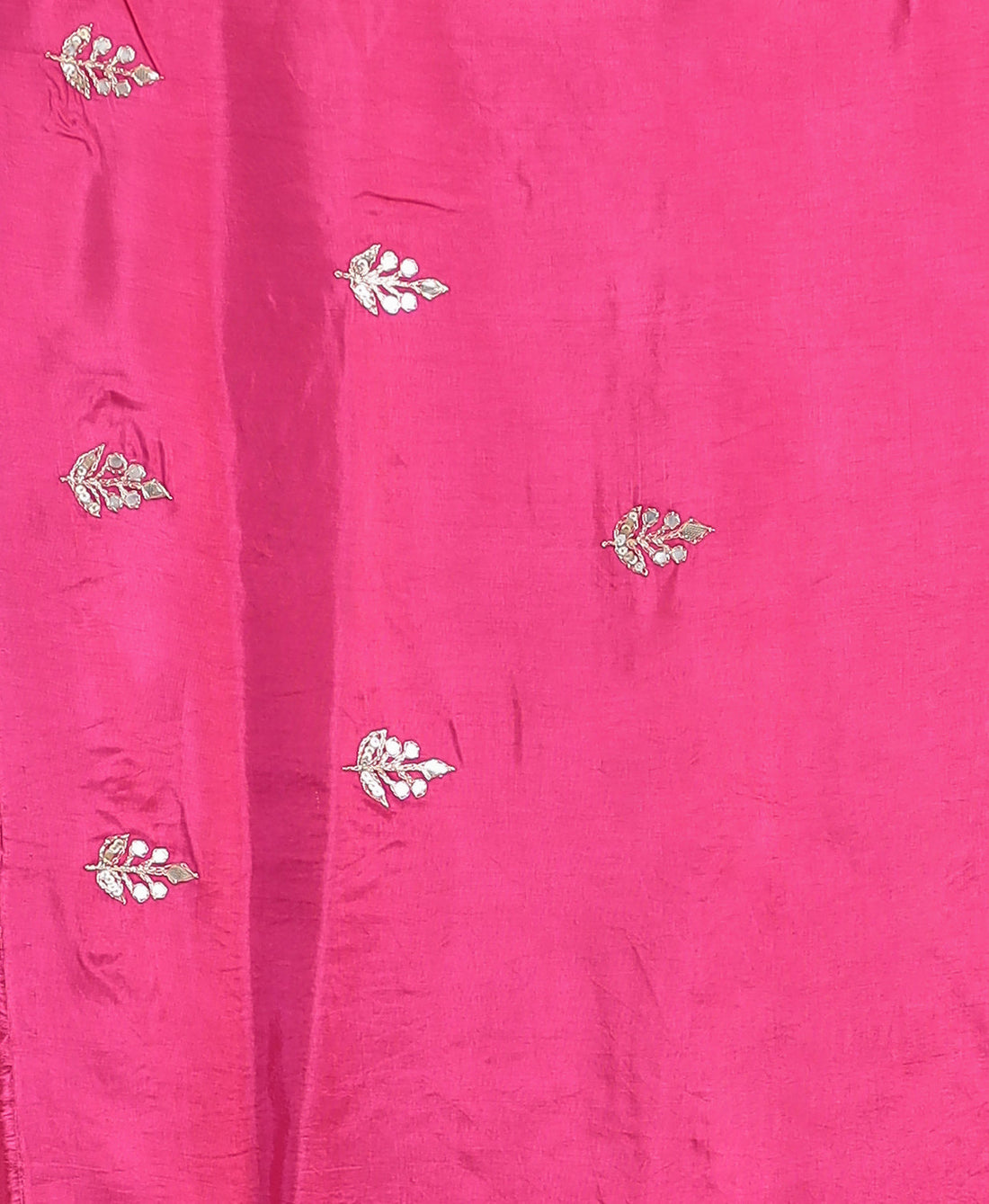 Chiffon Saree with Aari and Gota Patti work