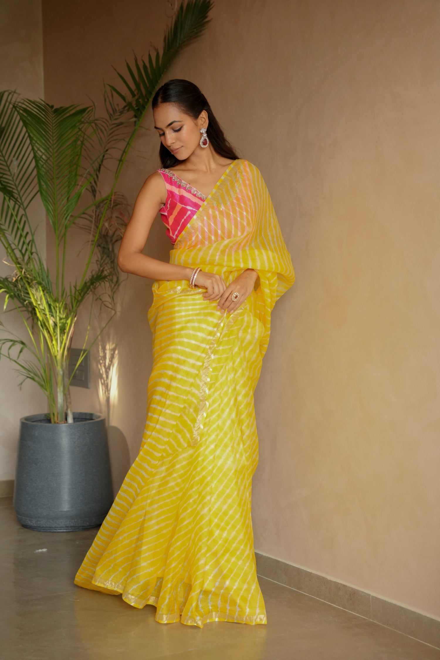 Leheriya Kota Silk Saree