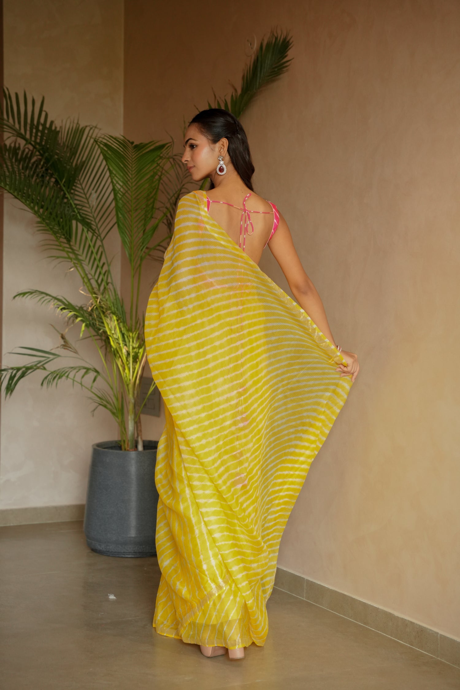 Leheriya Kota Silk Saree