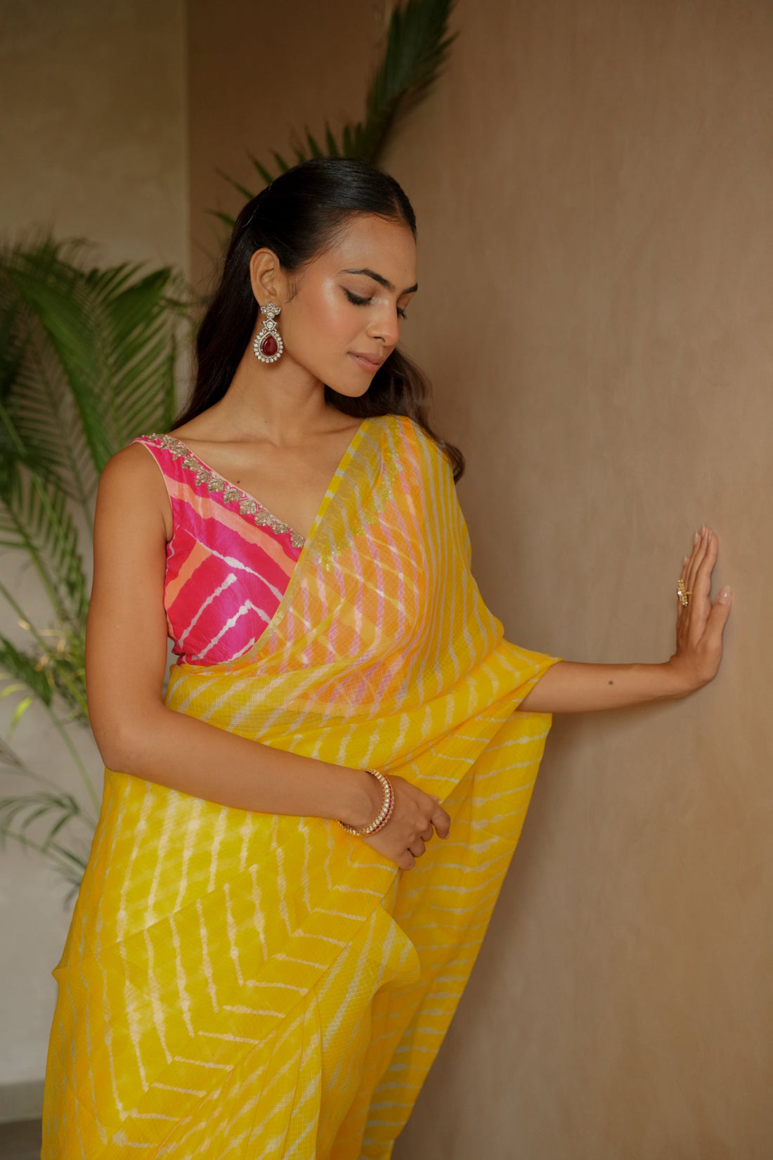 Leheriya Kota Silk Saree