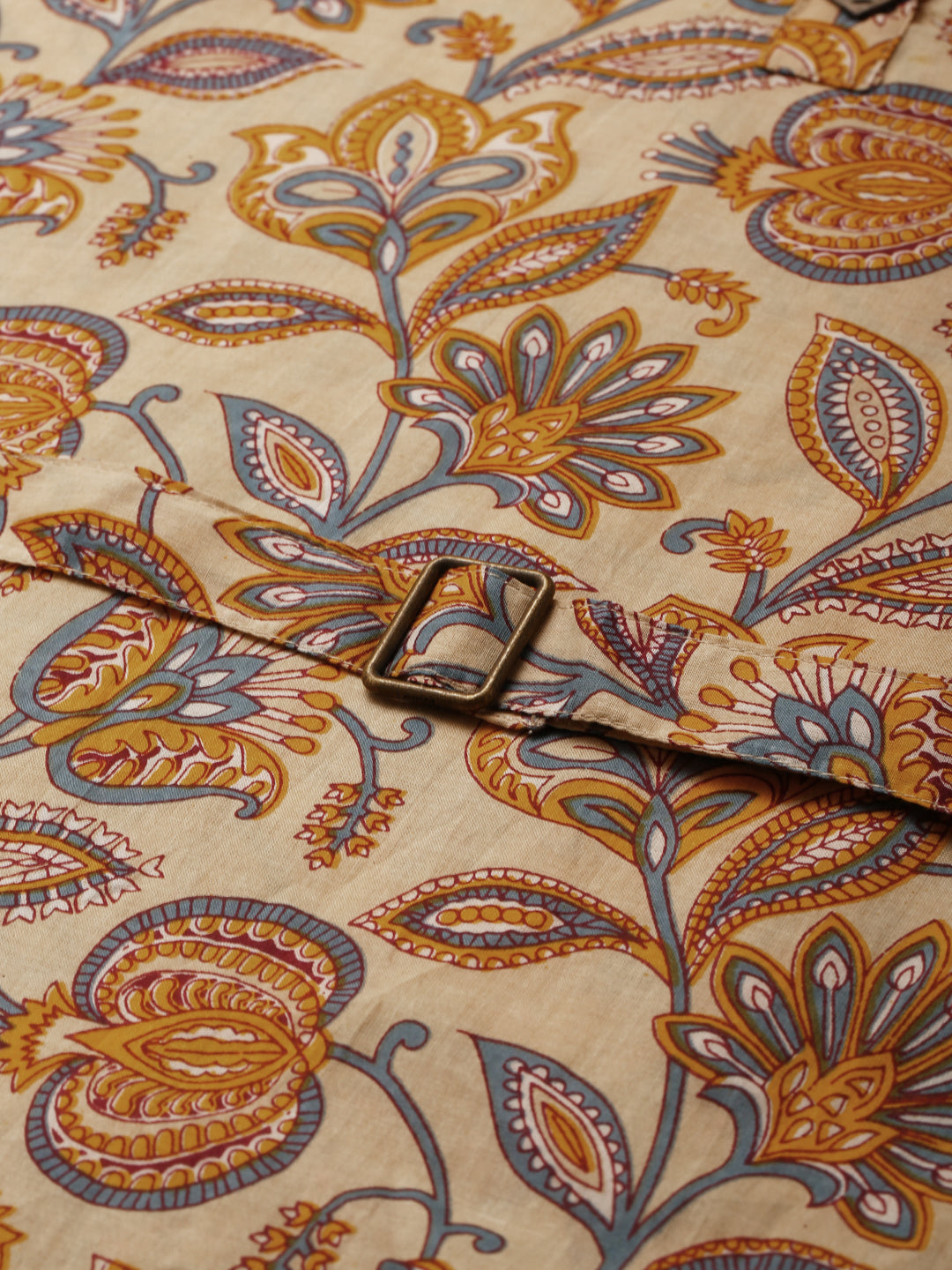 Printed A- Line Cotton Western Dress