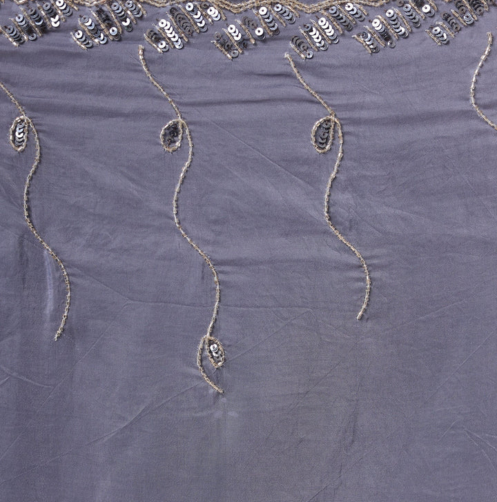 Silk Blend Saree with Cutdana and Sequins work