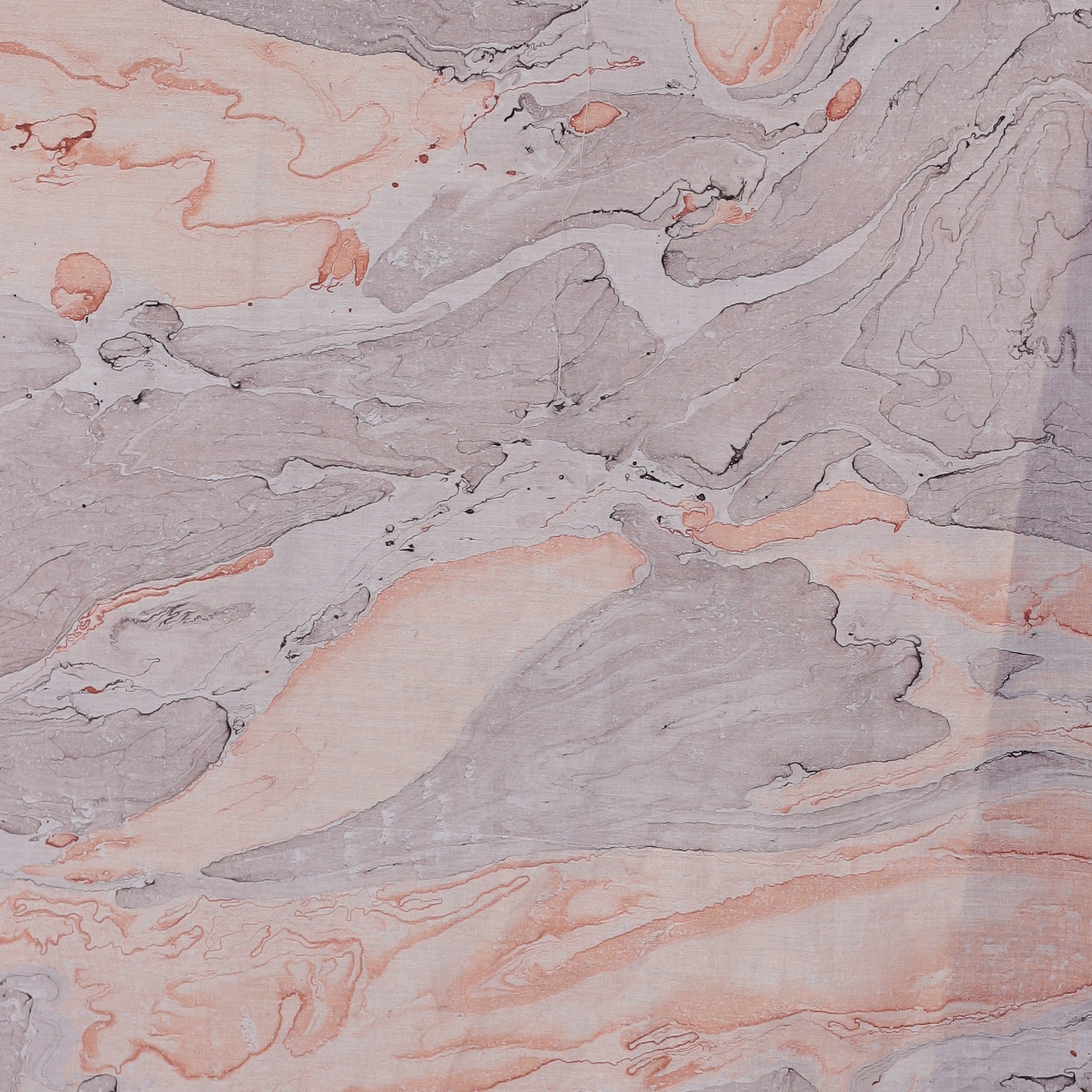 Mulmul Cotton Saree with Marble print