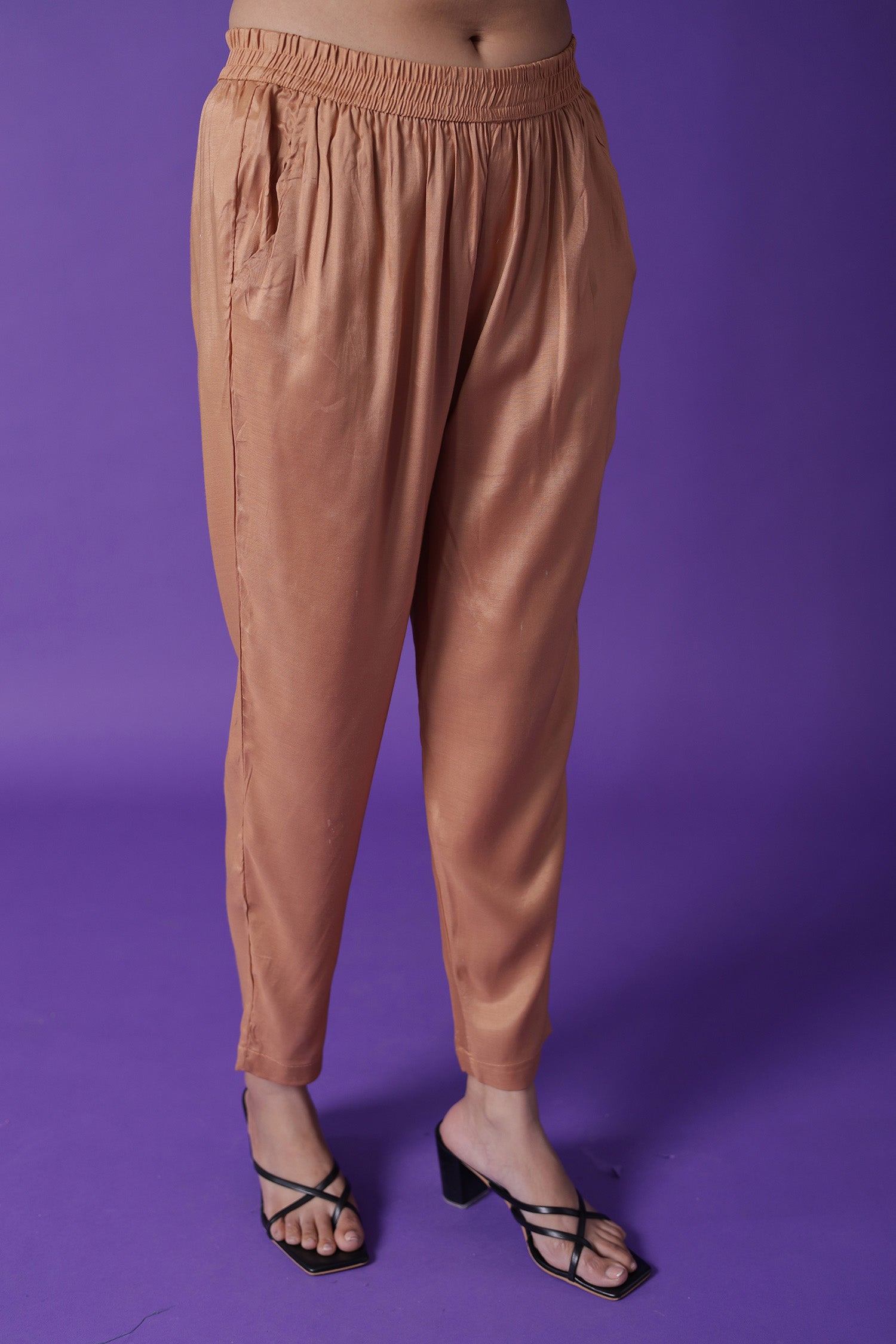 Printed Silk Blend Kurta Set with Embroidered work