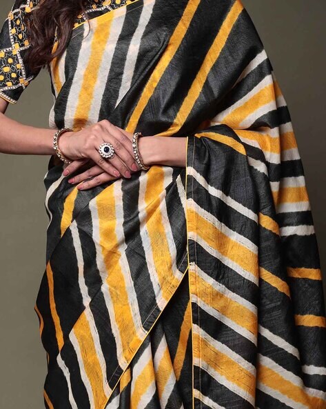 Leheriya Tussar Saree