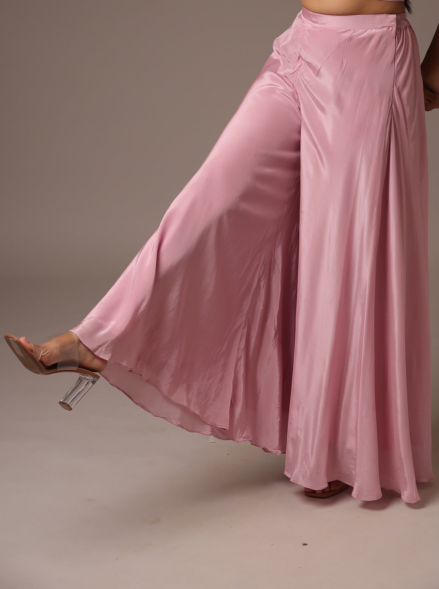 Exquisite Pearl Embroidered Silk Indowestern Jacket with Flared Sleeves