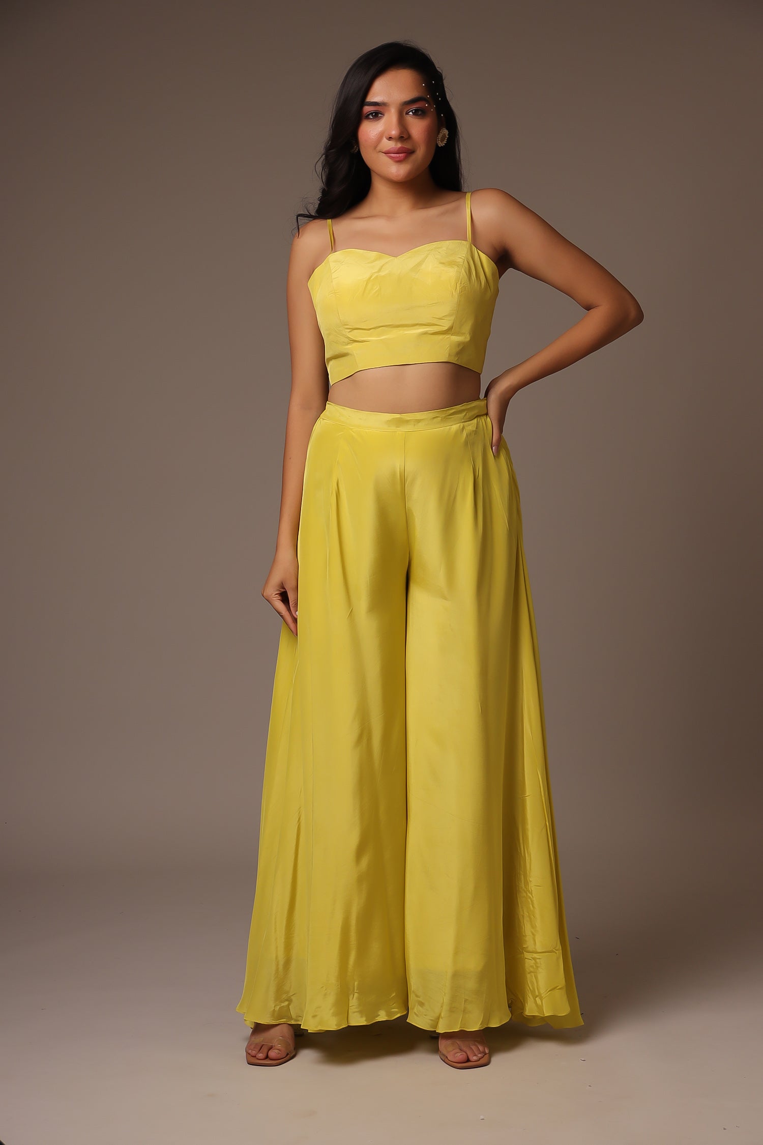 Exquisite Pearl Embroidered Silk Indowestern Jacket with Flared Sleeves