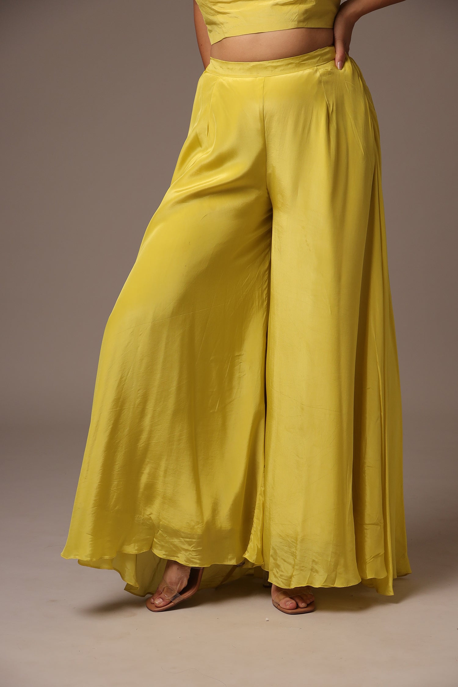 Exquisite Pearl Embroidered Silk Indowestern Jacket with Flared Sleeves