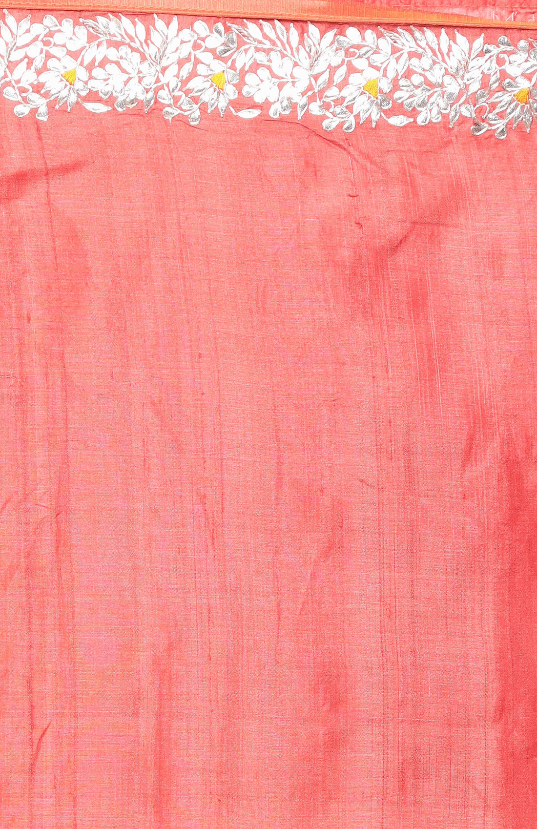Leheriya Chanderi Saree with Gota Patti work.