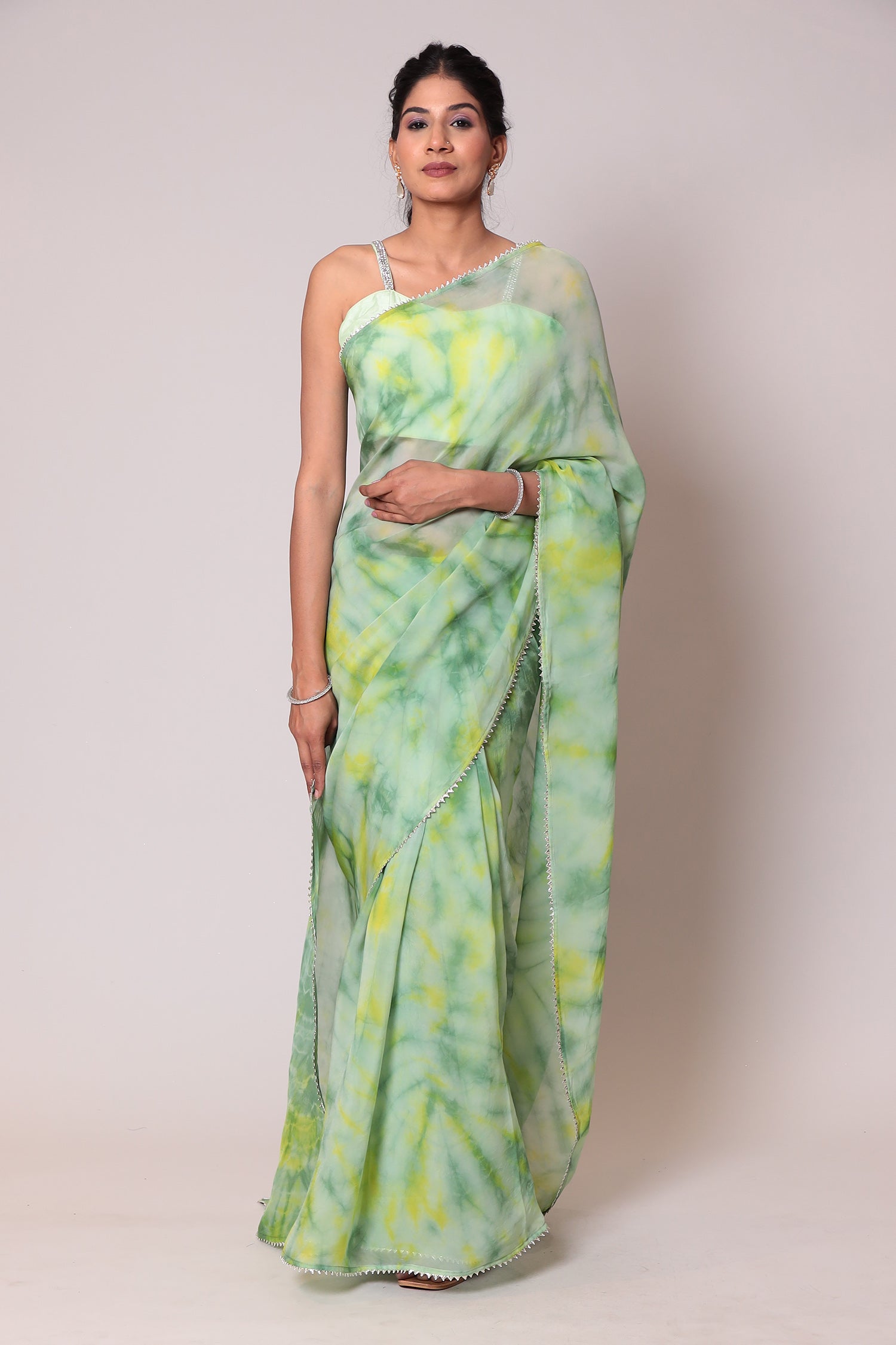 Tie & Dye Organza Saree