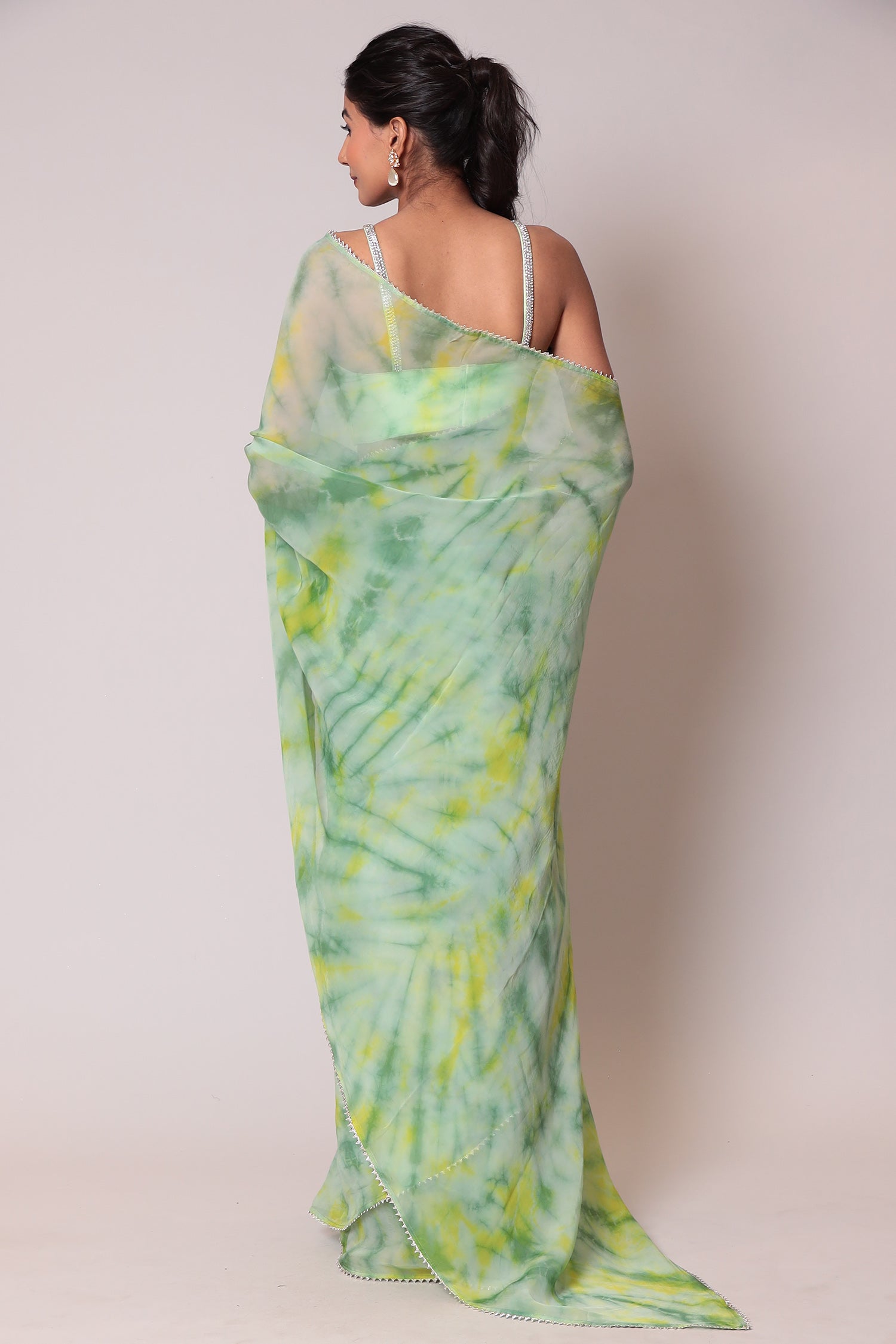 Tie & Dye Organza Saree