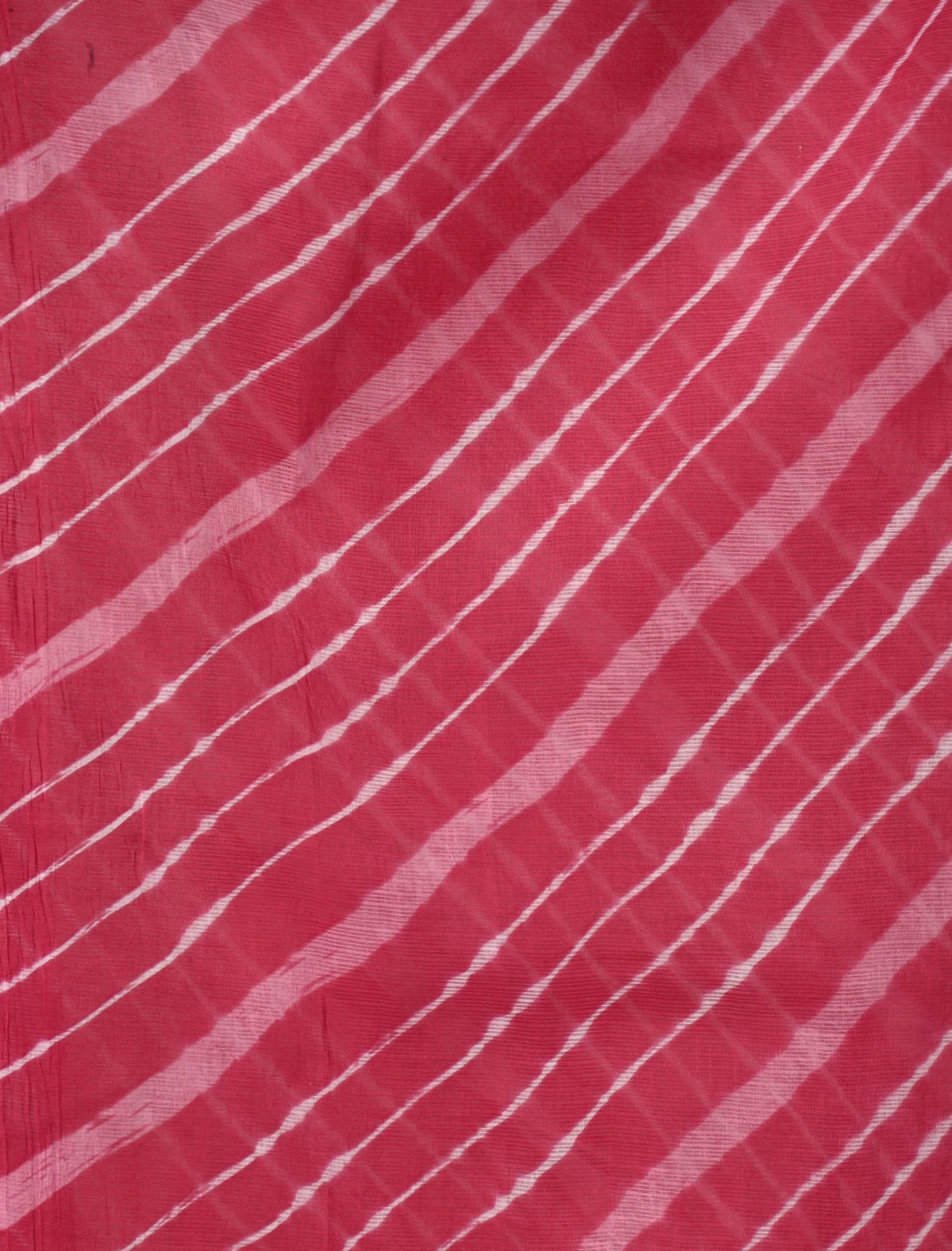 Kota Doria Cotton Leheriya Saree