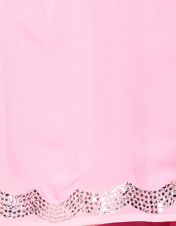 Georgette Casual Saree with Foil work.