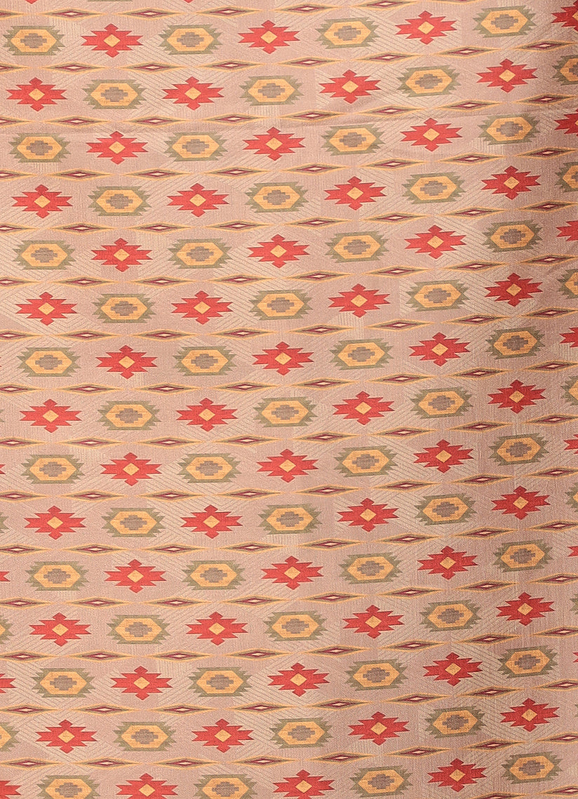 Digital Print Silk blend Saree