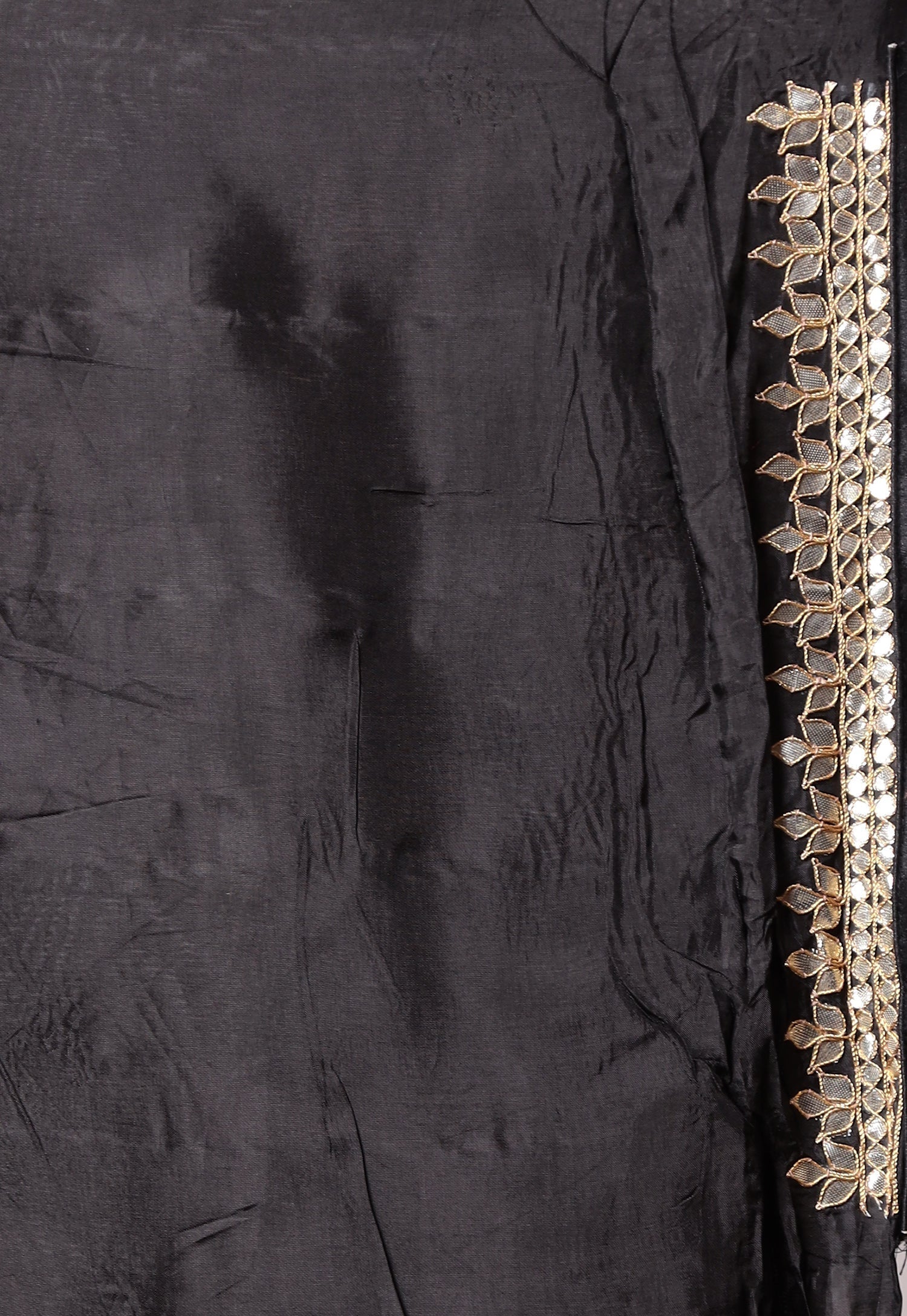 Leheriya Silk Saree with Gota Patti work.