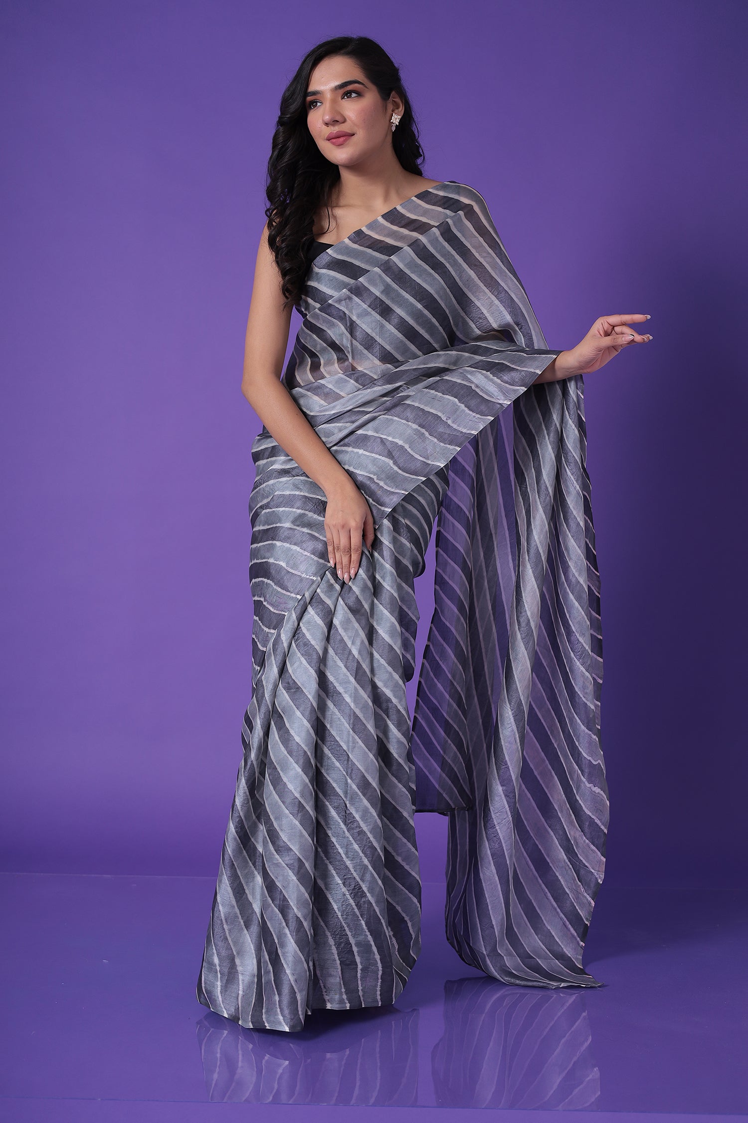 Leheriya Tussar Saree