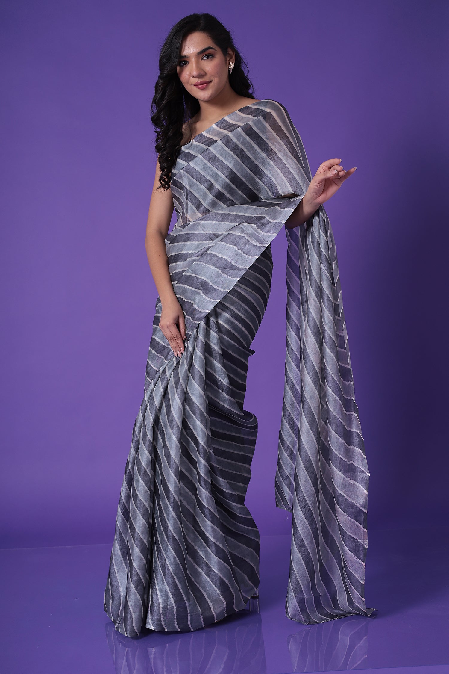Leheriya Tussar Saree