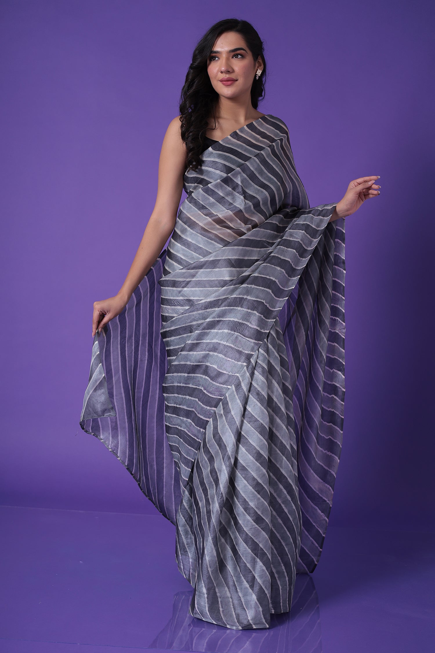 Leheriya Tussar Saree