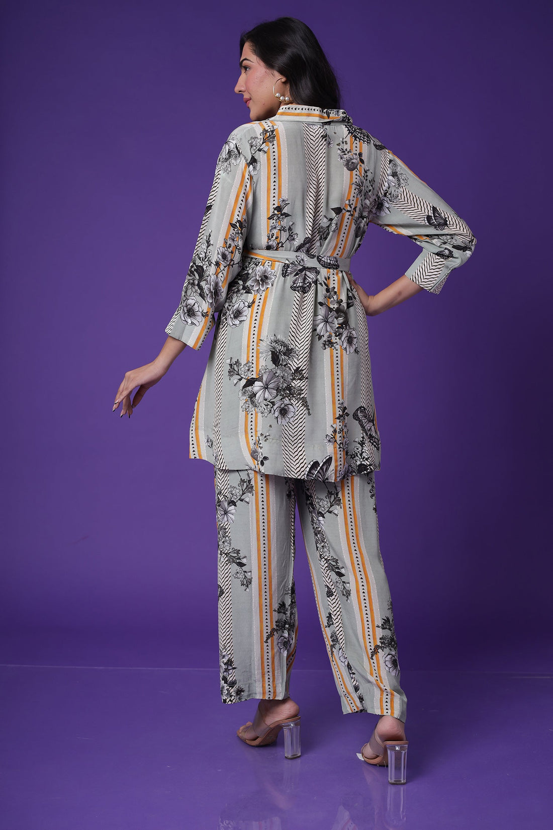 Printed Muslin Co Ords Set