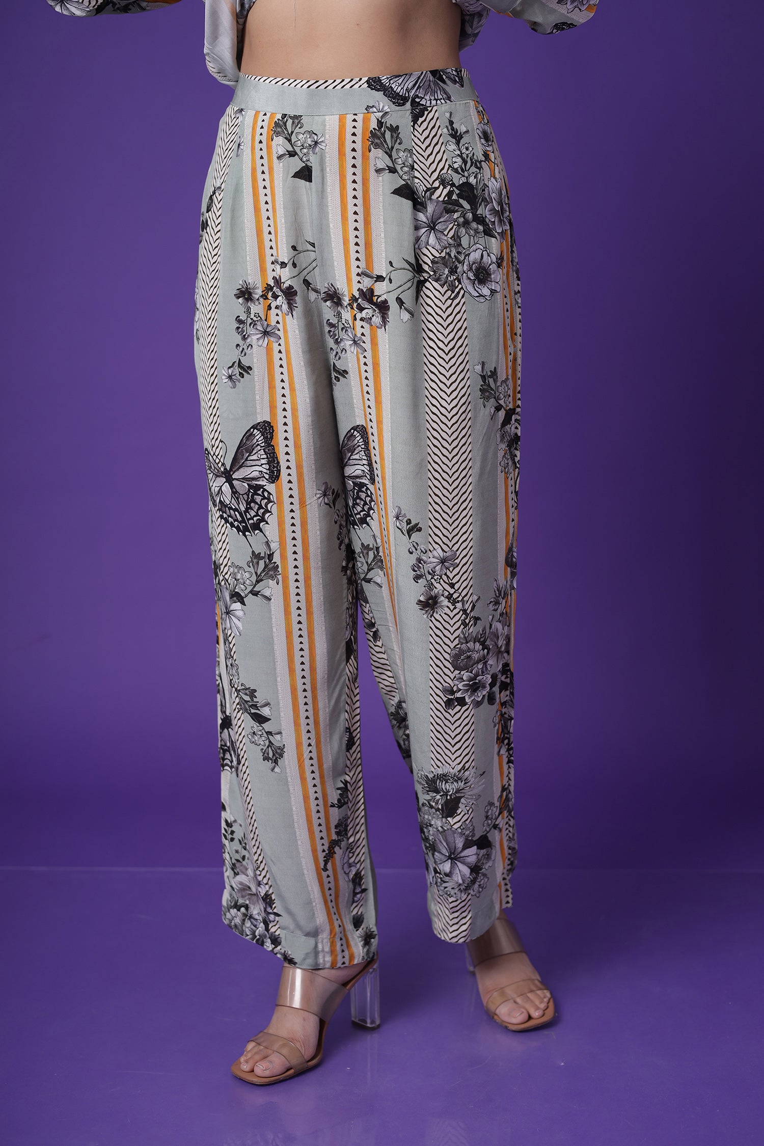 Printed Muslin Co Ords Set