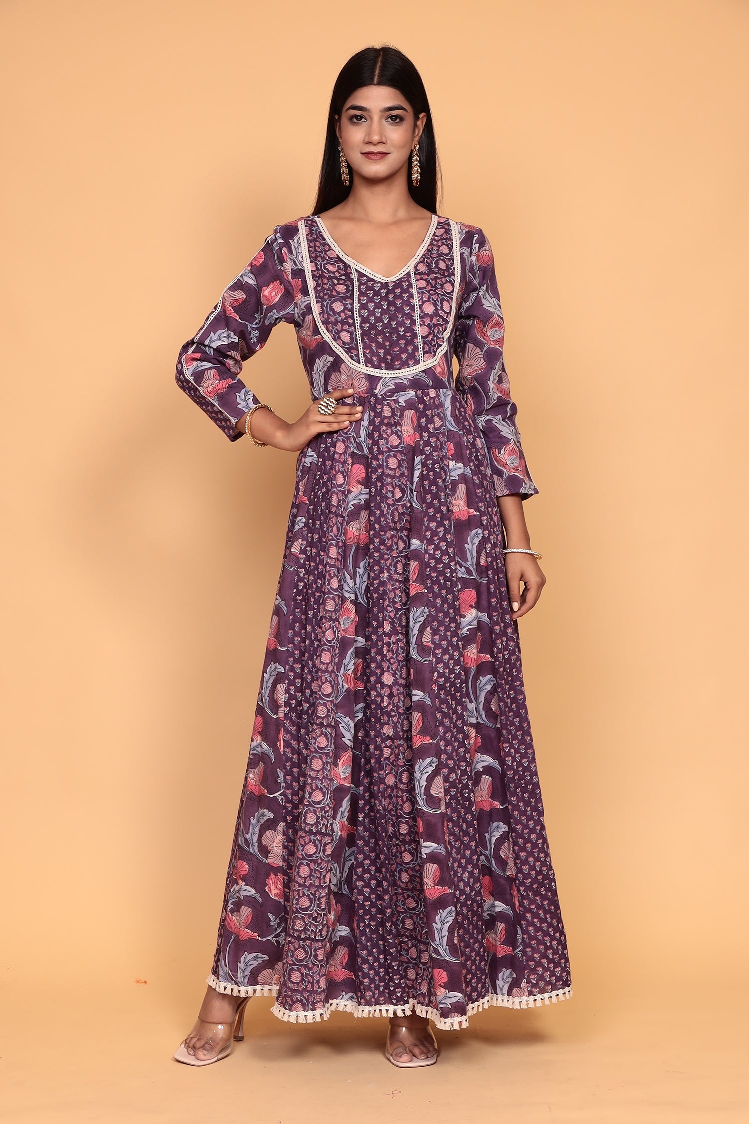 Printed Cotton Kurta Stitched