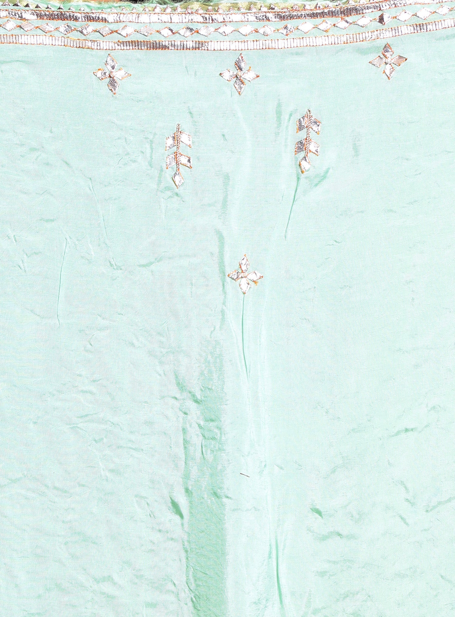 Organza Saree with Gota Patti work.