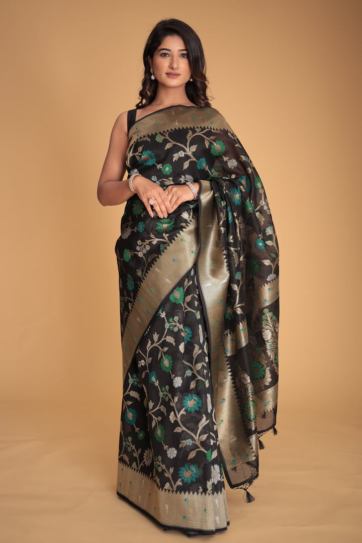 Hand Woven Organza Pure Silk Saree