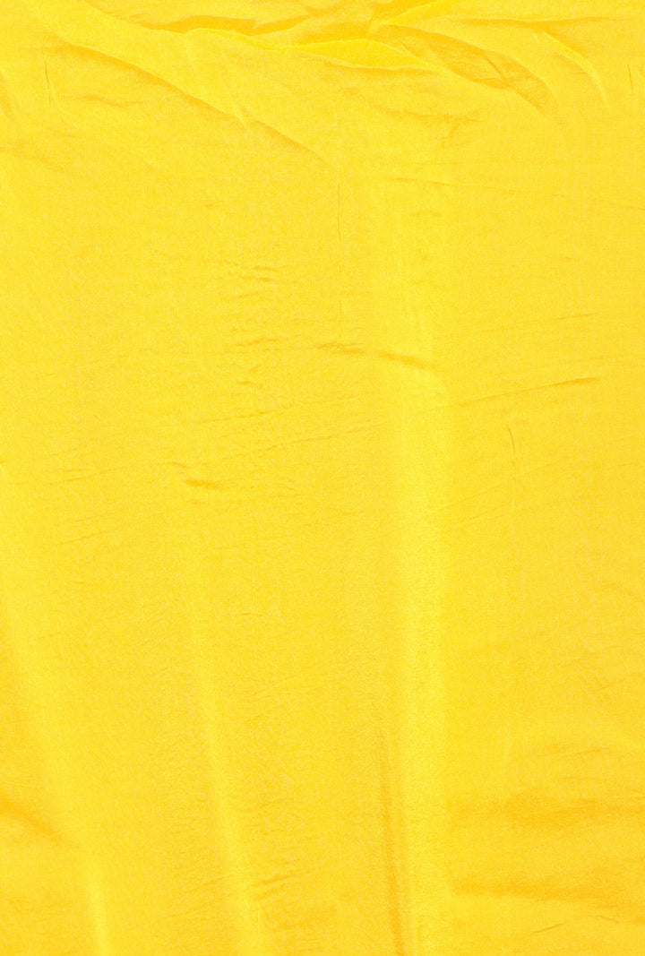 Tie & Dye Chiffon Saree with Zari Border.