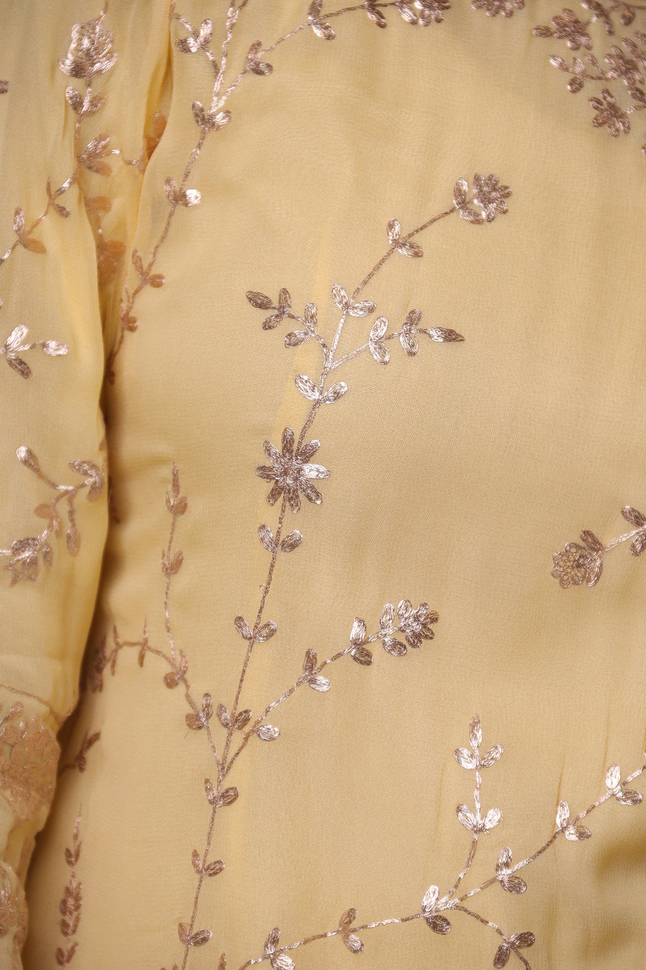 Georgette Straight Cut Sharara Suit with Pittan work.