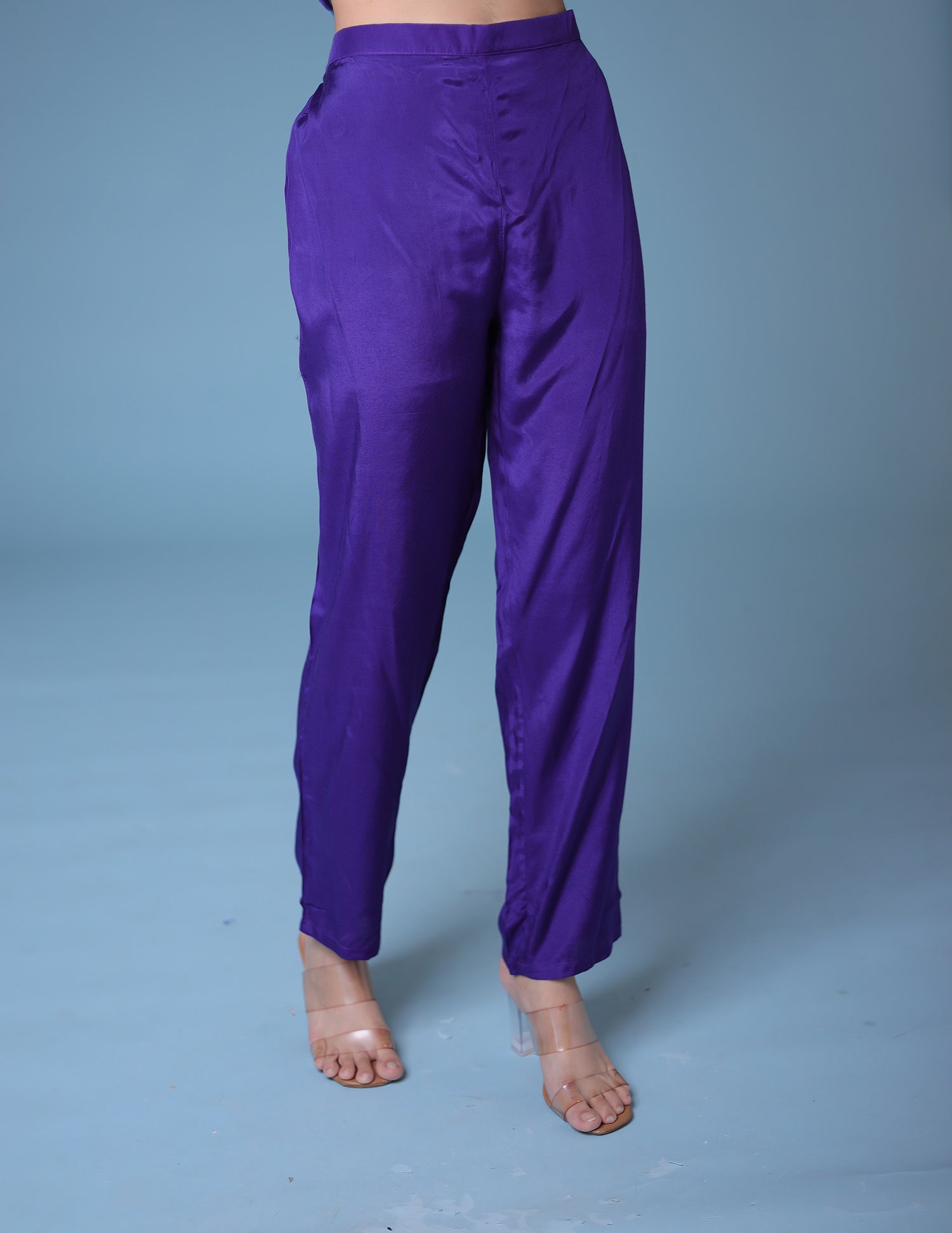 Leheriya Anarkali Chanderi Suit with Gota Patti work.