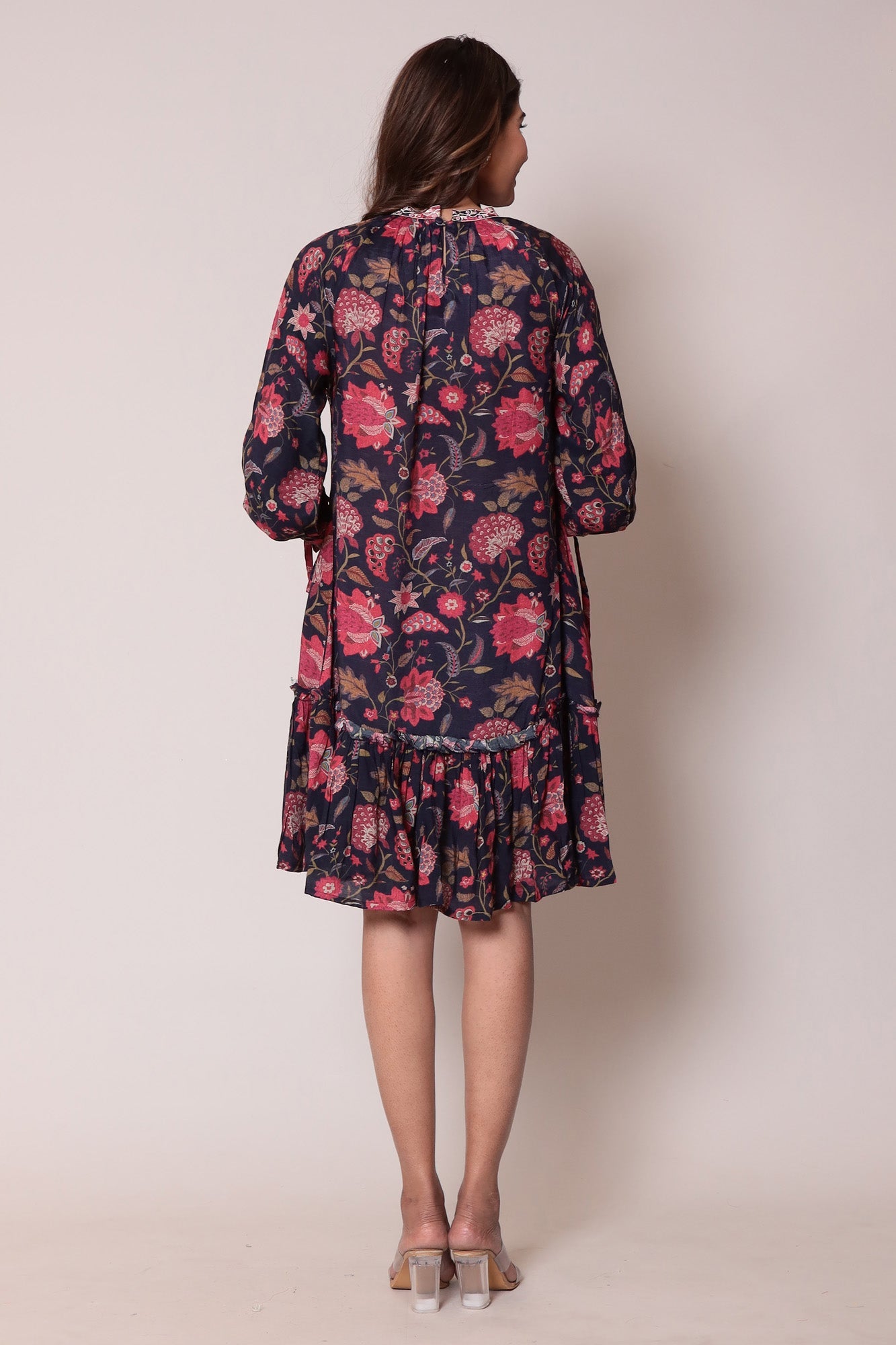 Printed Casual Muslin Kurta (1 Pcs)