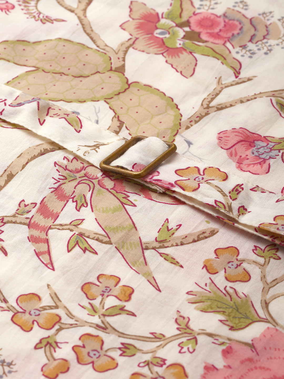 Printed A- Line Cotton Western Dress