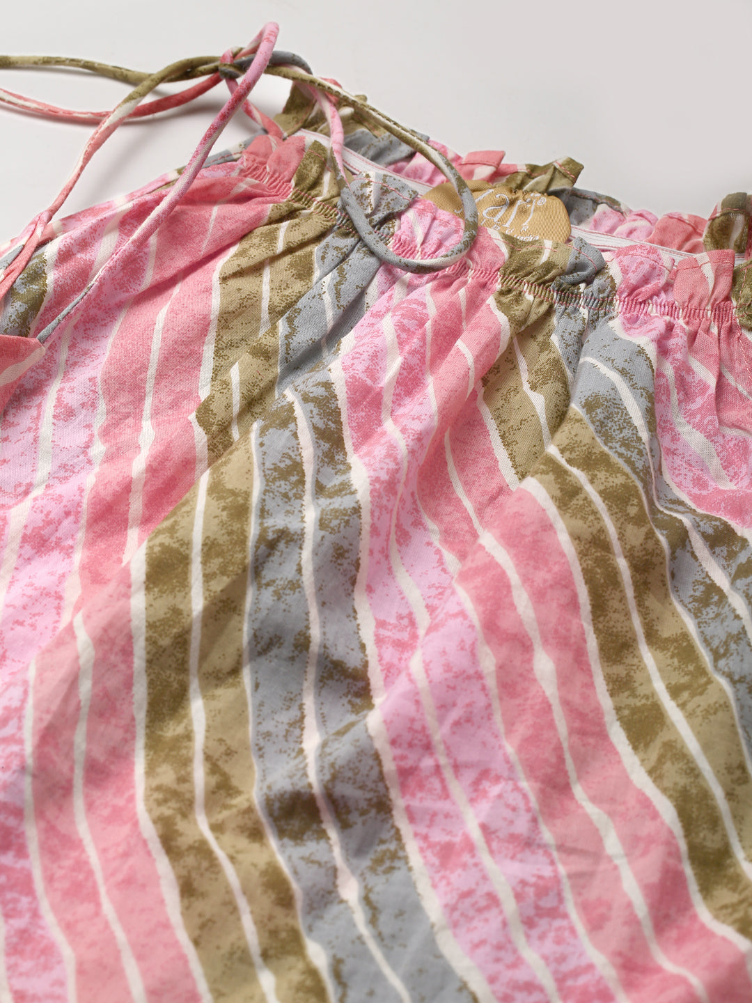 Printed A-Line Cotton Western Dress