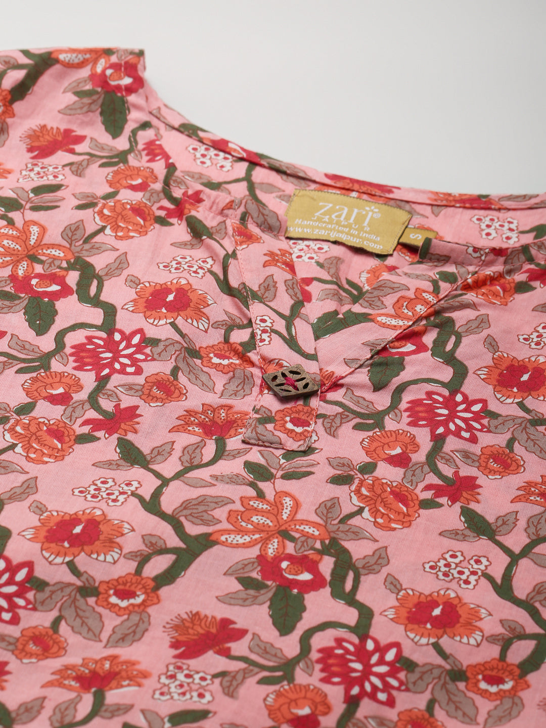 Printed A- Line Cotton Western Dress