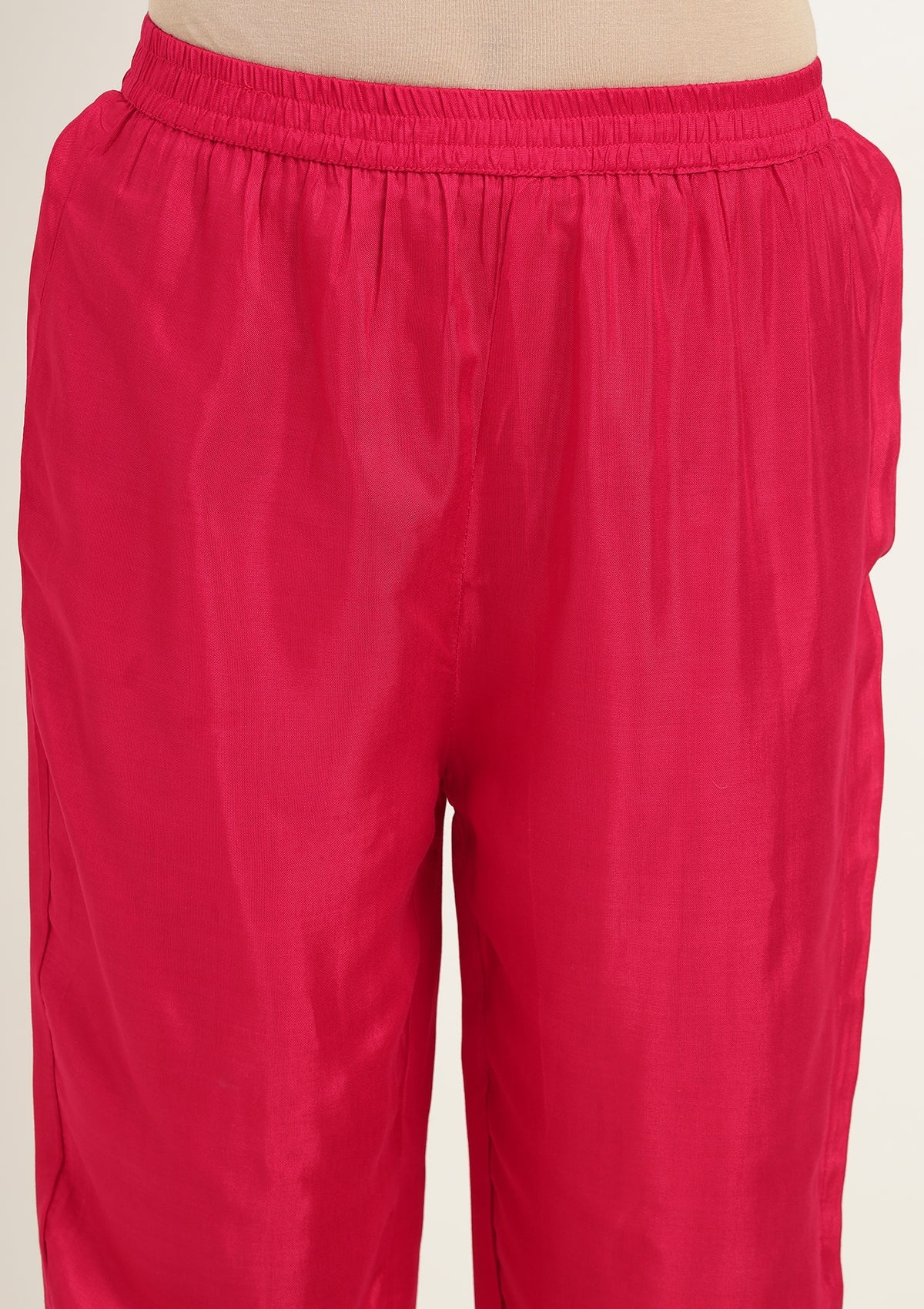 Printed Georgette Kurta Set Stitched with Cutdana work