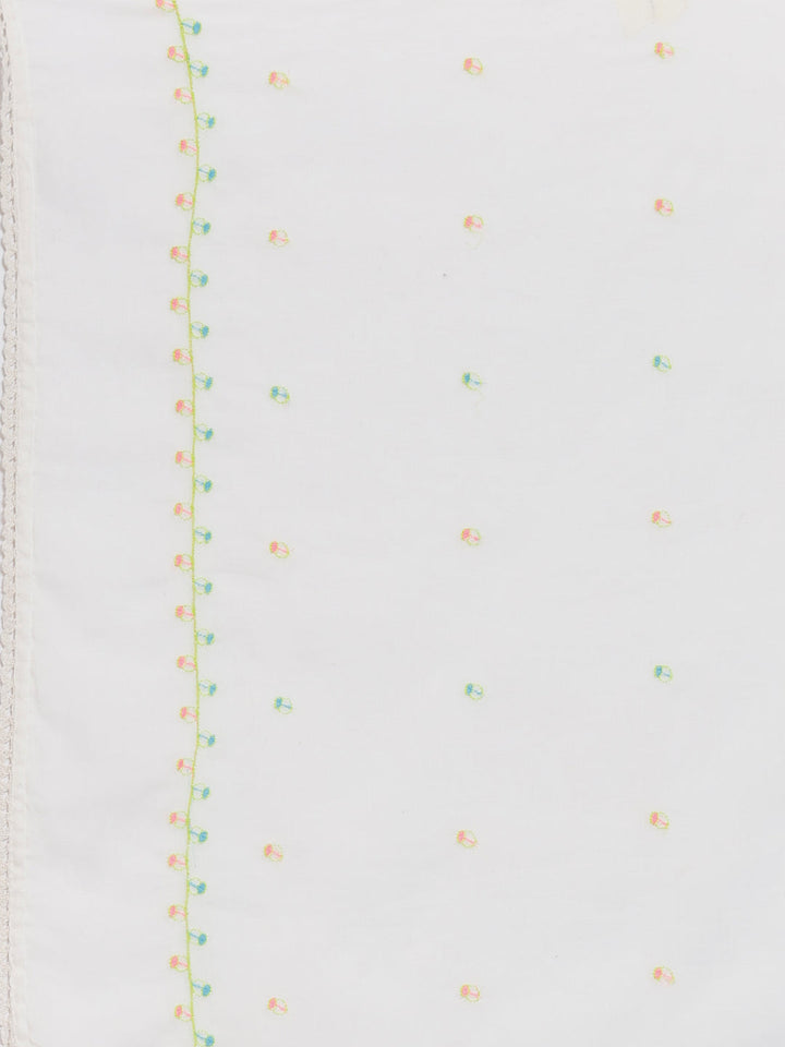 Cotton Kurta Set Stitched with Thread Work