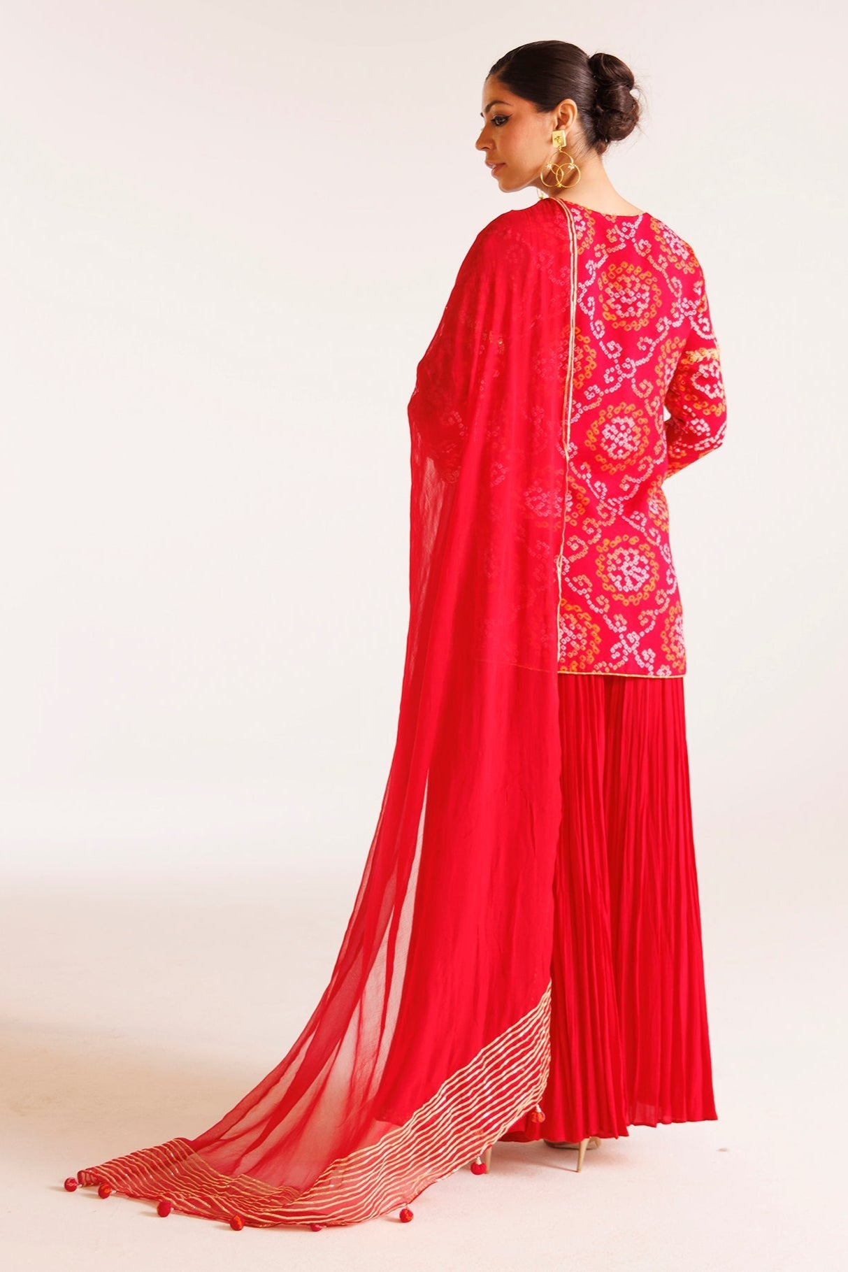 Chinon Georgette Suit with Dori, Thread and Zardozi work