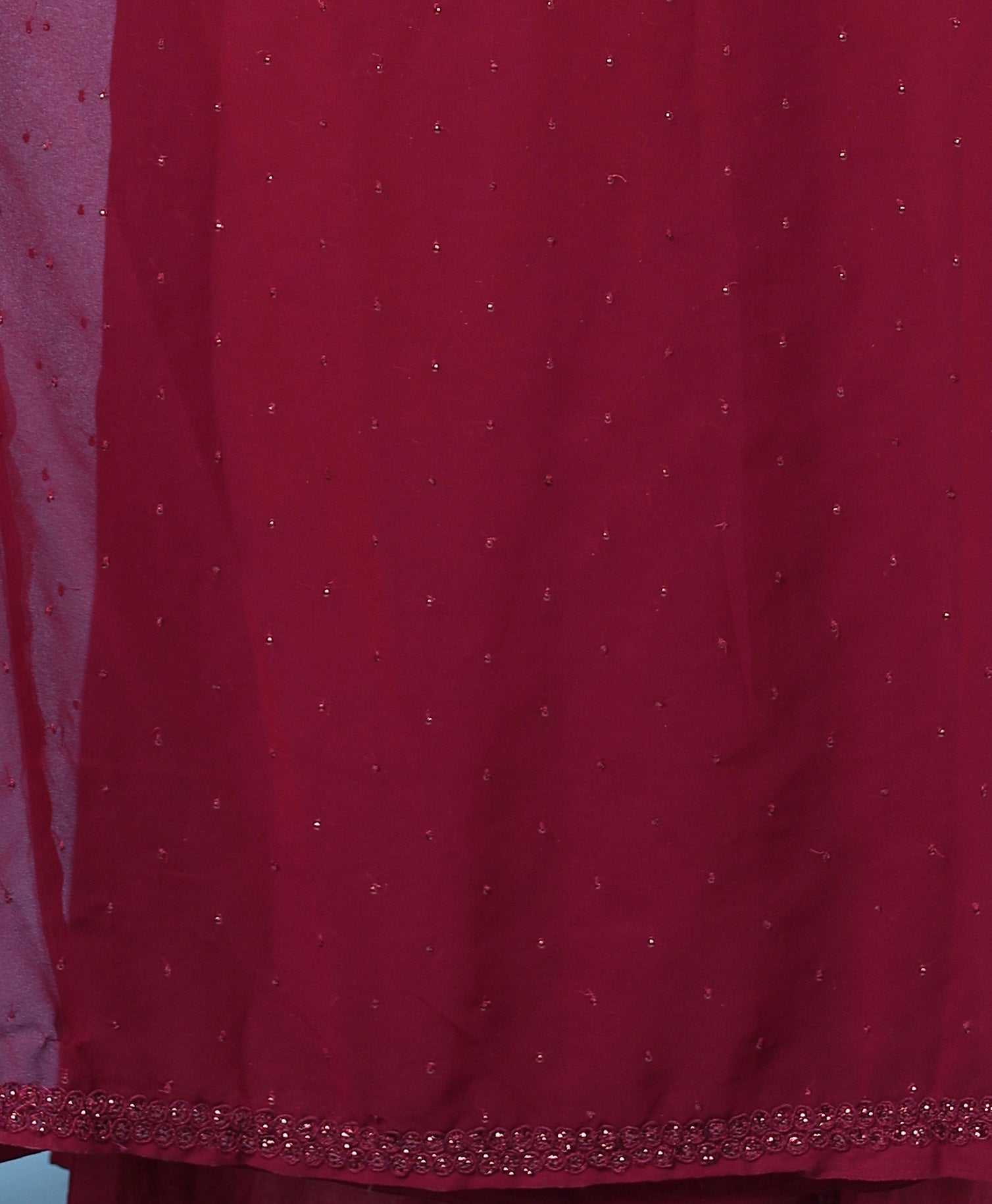 Embroidered Georgette Saree with Sequins work.