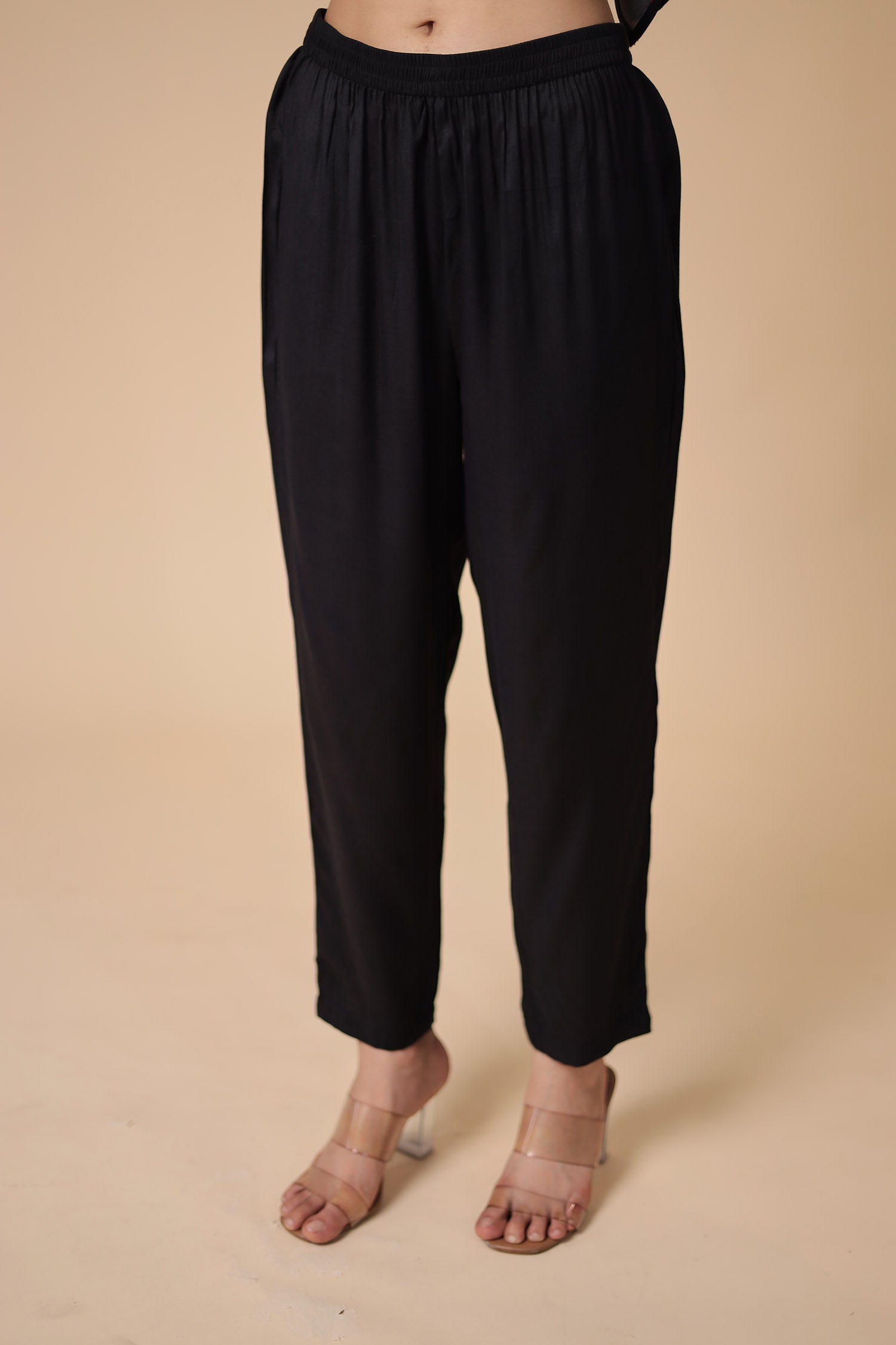 Printed Silk Blend Kurta Set Stitched