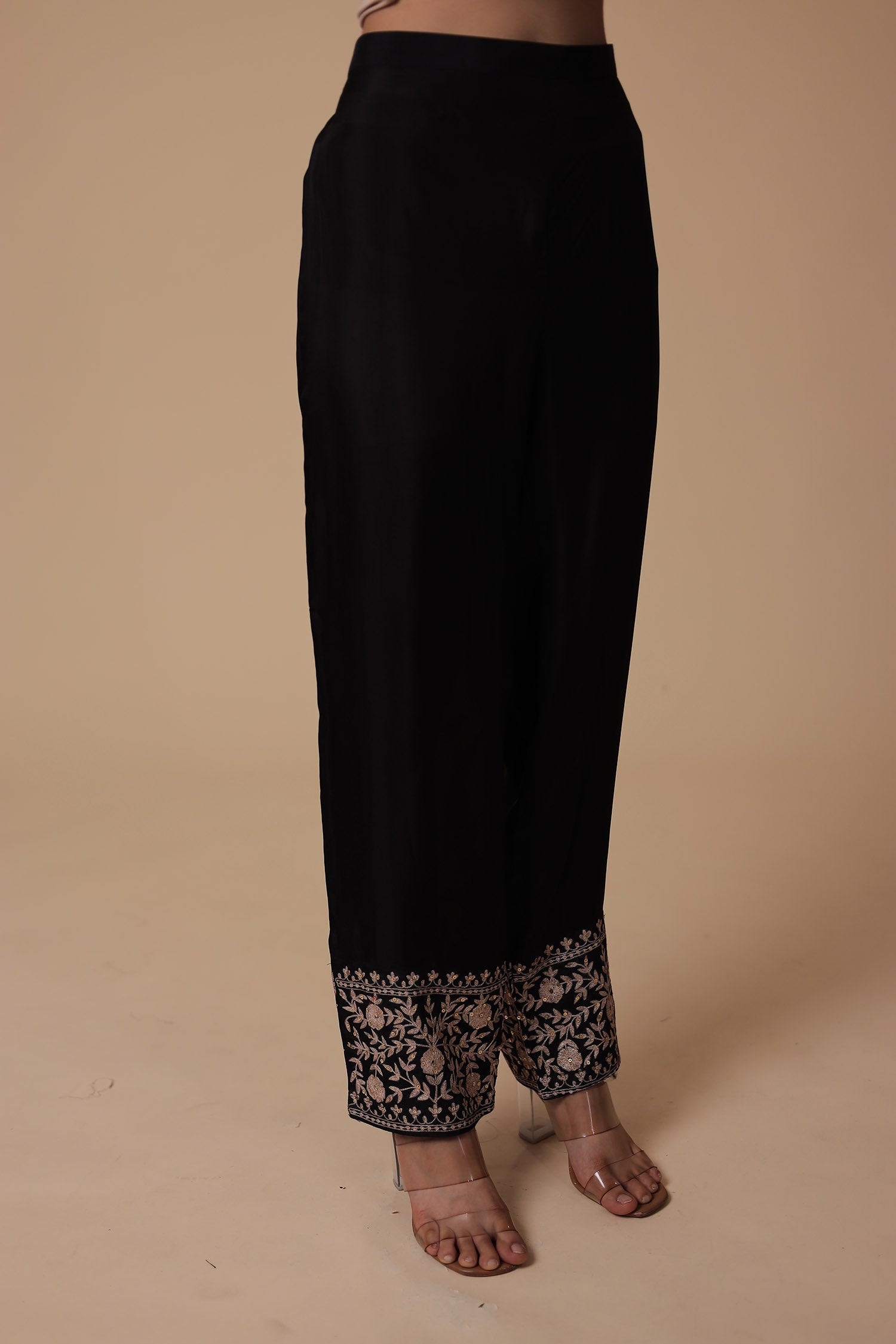 Georgette Suit with Pittan and Embroidered work