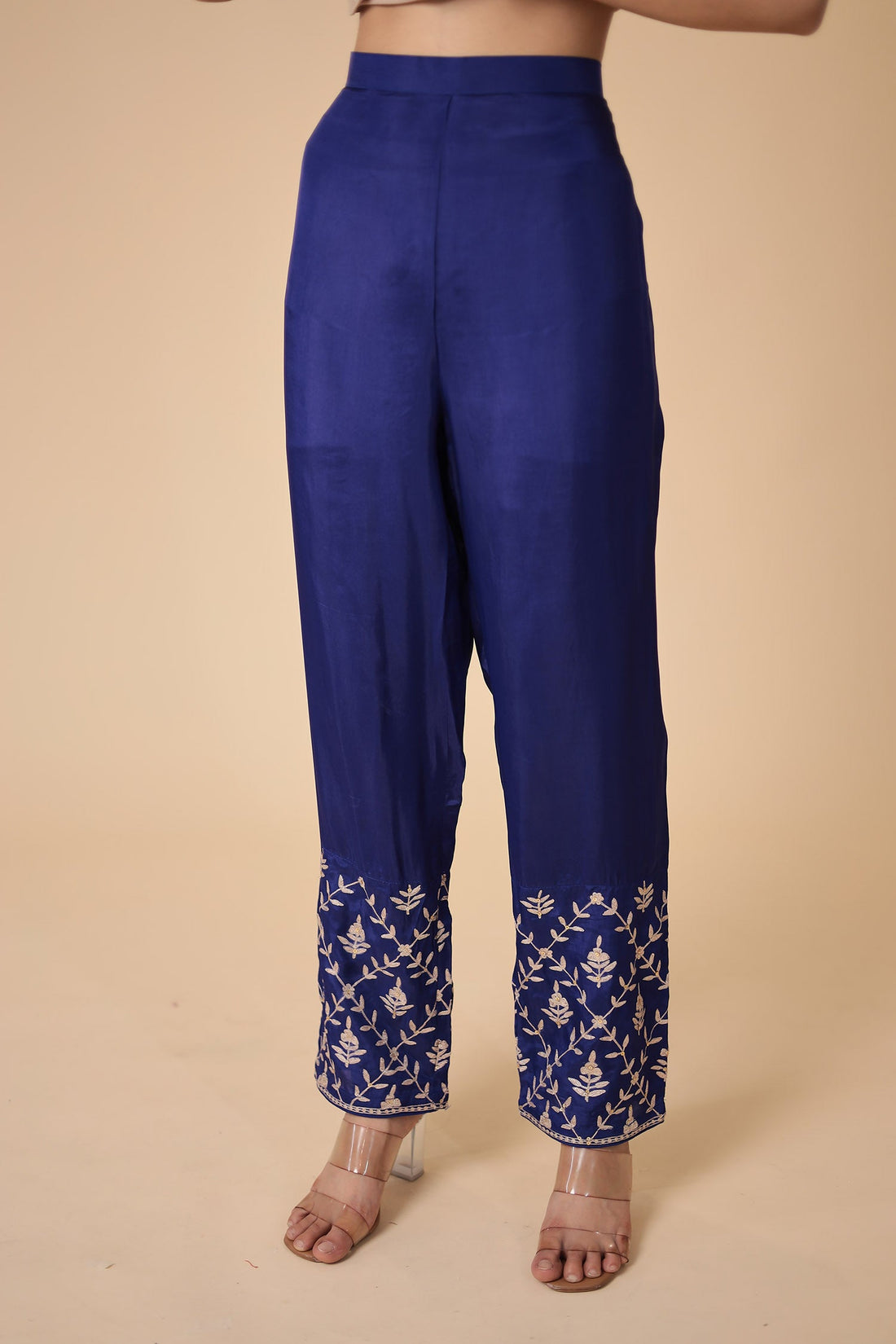 Georgette Suit Embroidered with Pittan work