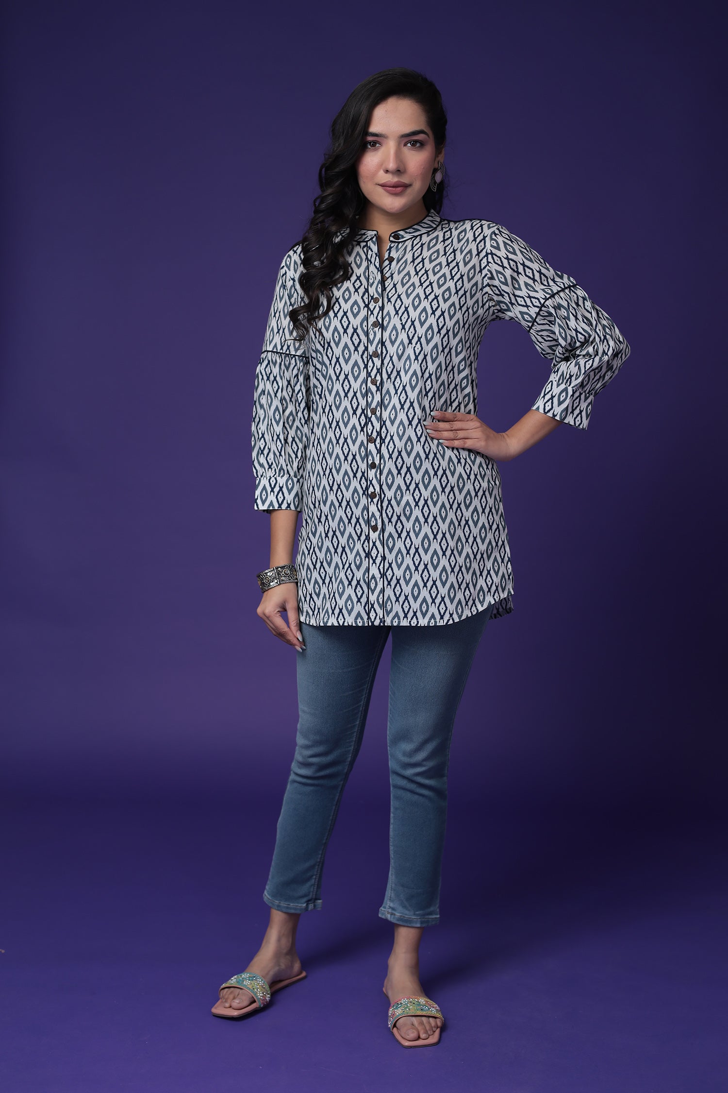 Printed Cotton Tunic