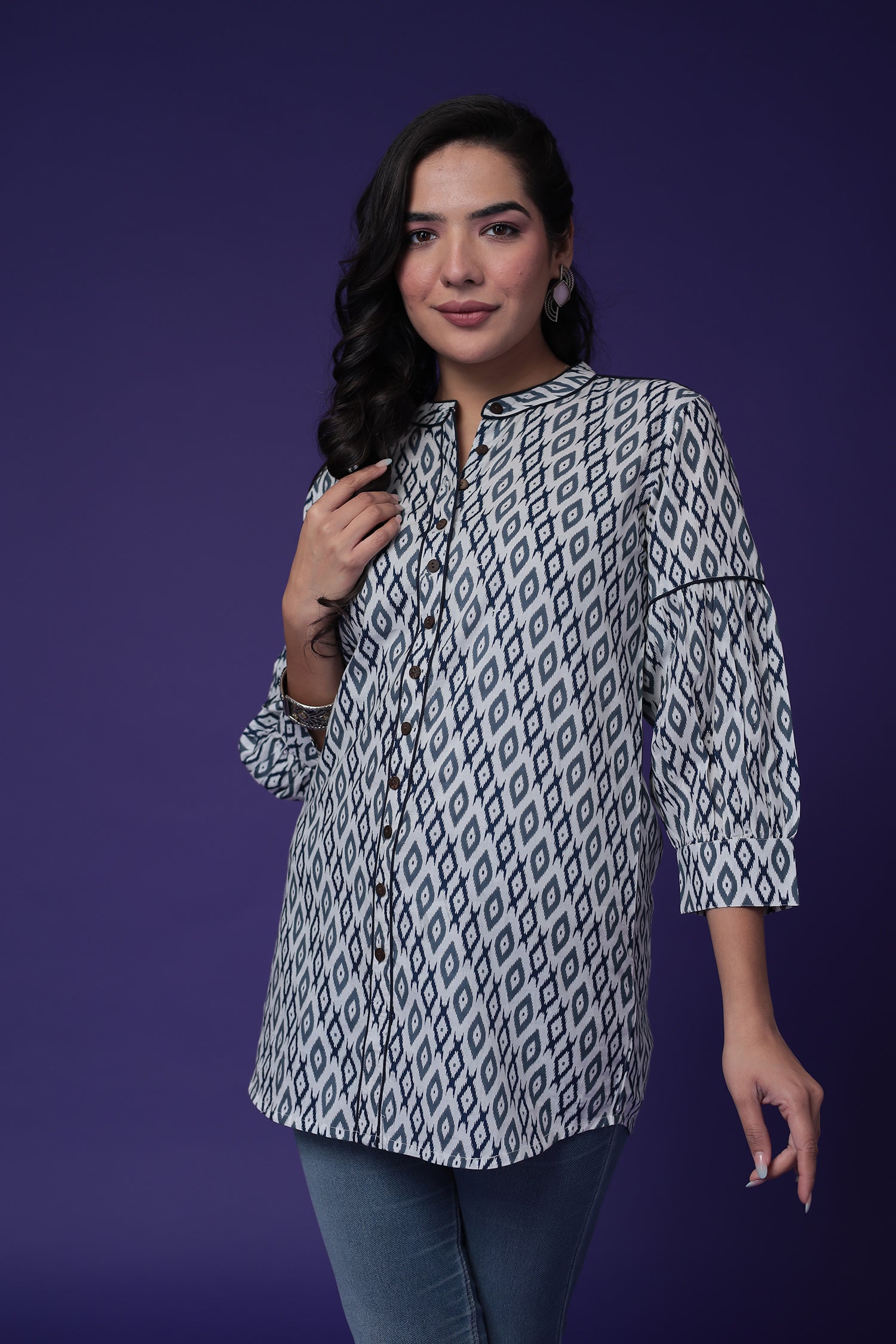 Printed Cotton Tunic