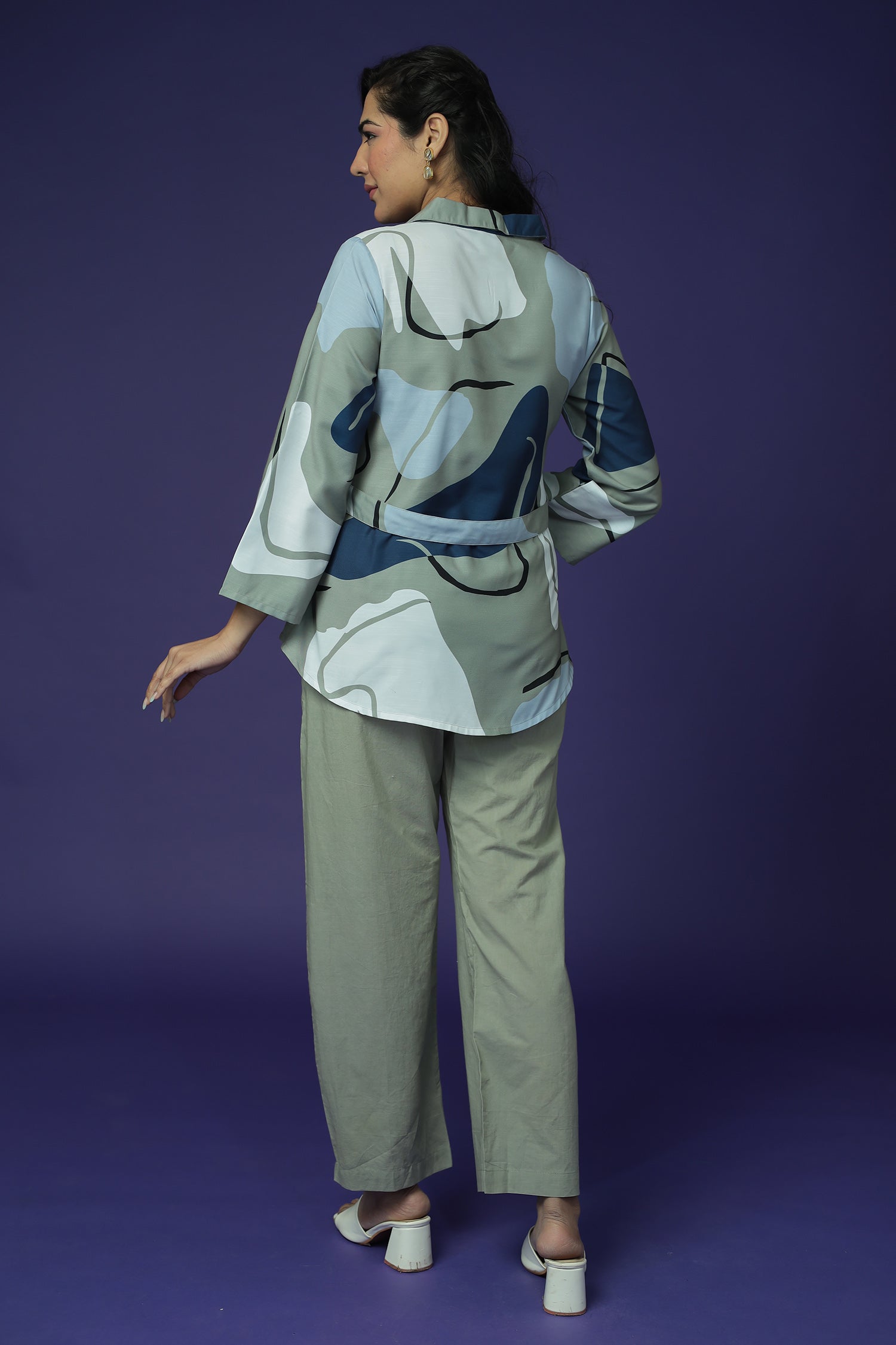 Printed Cotton Slub Co Ords Set