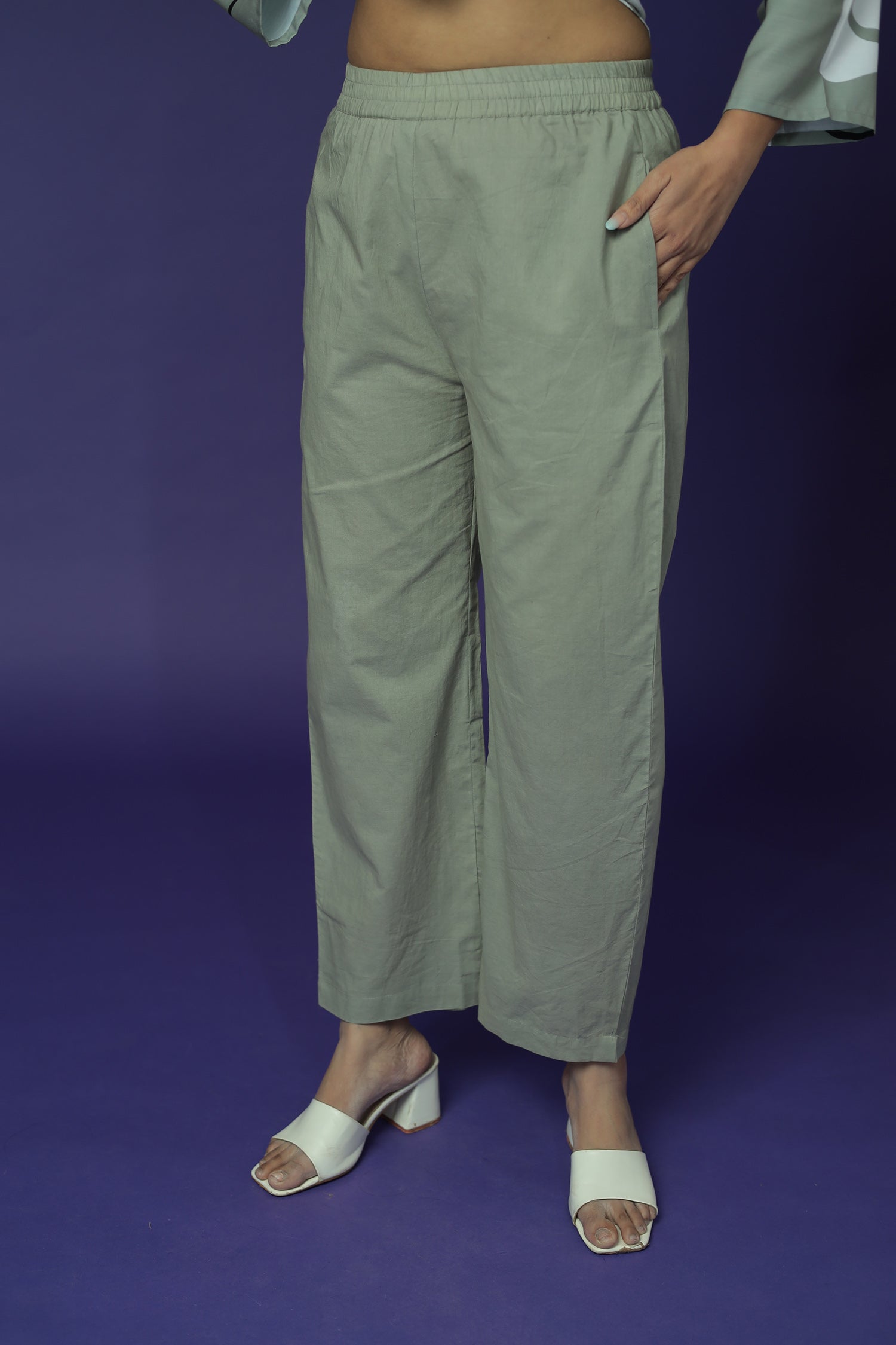 Printed Cotton Slub Co Ords Set