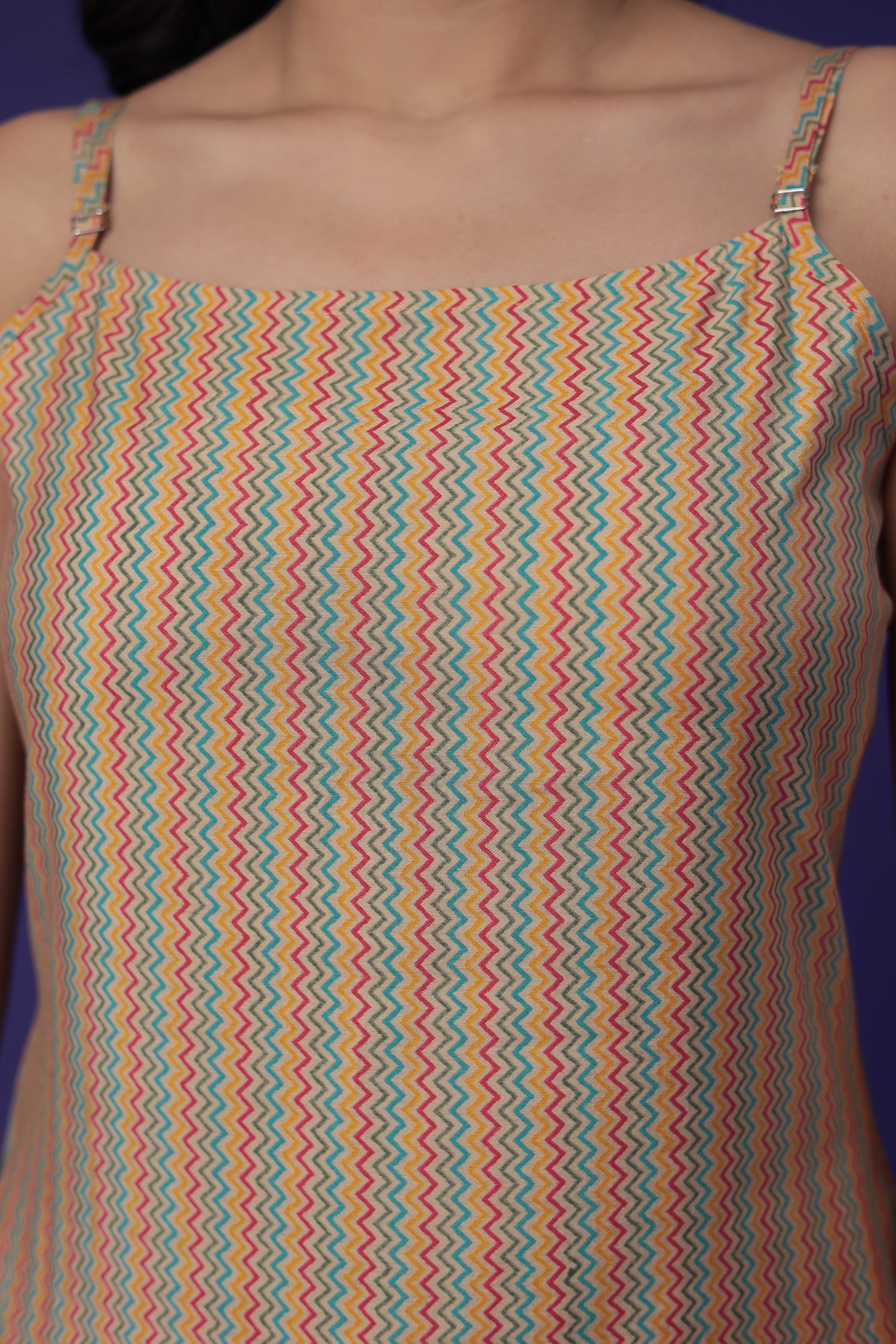 Printed Cotton Kurta Set Stitched