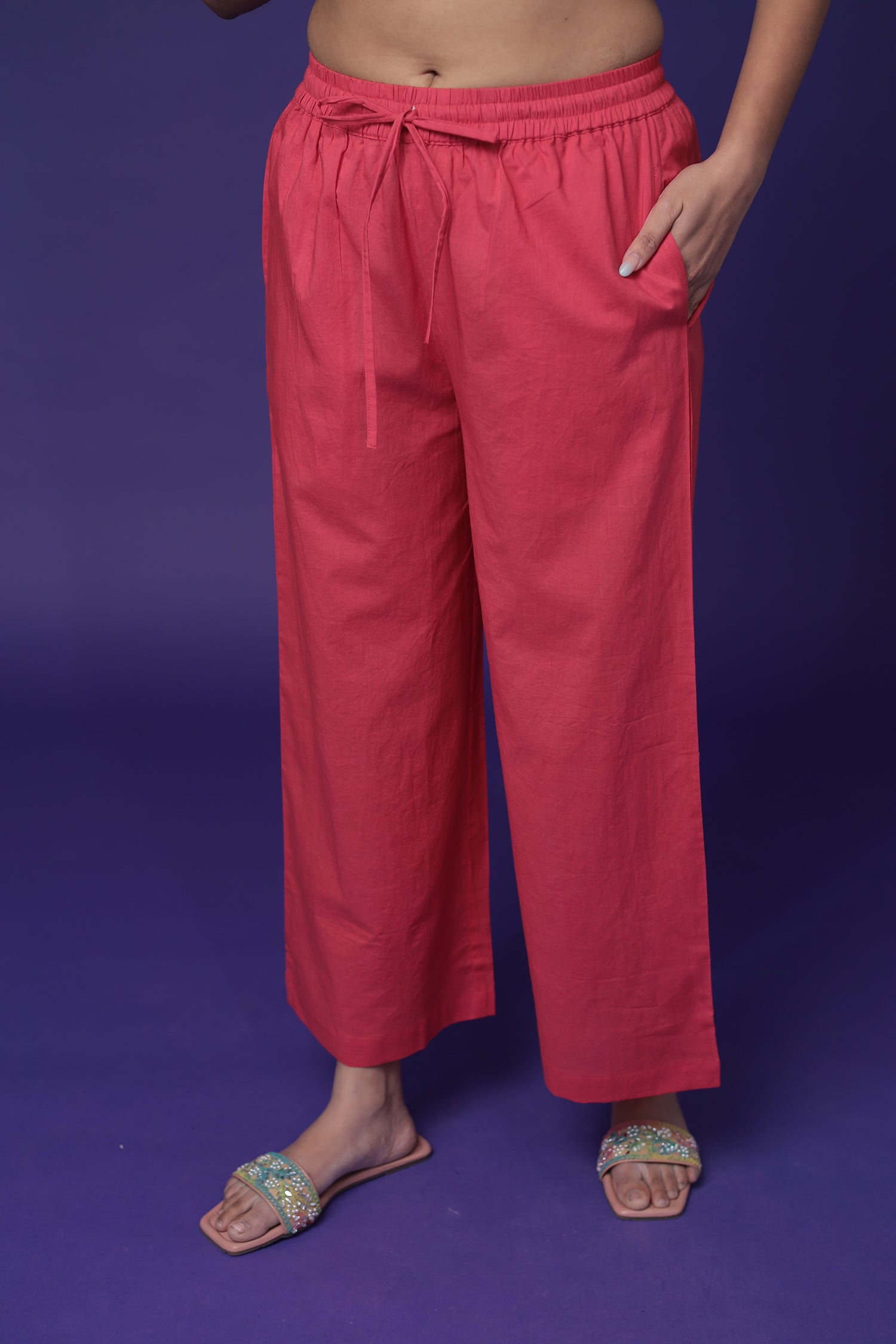 Printed Cotton Kurta Set Stitched