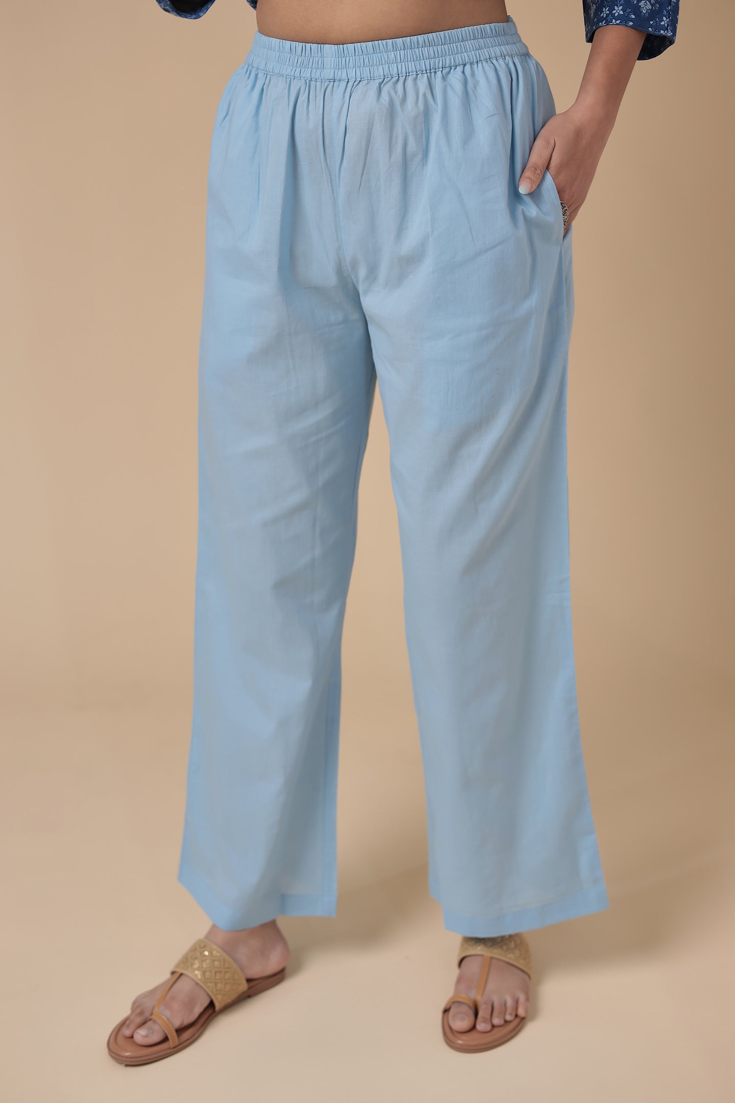 Printed Cotton Kurta Set Stitched